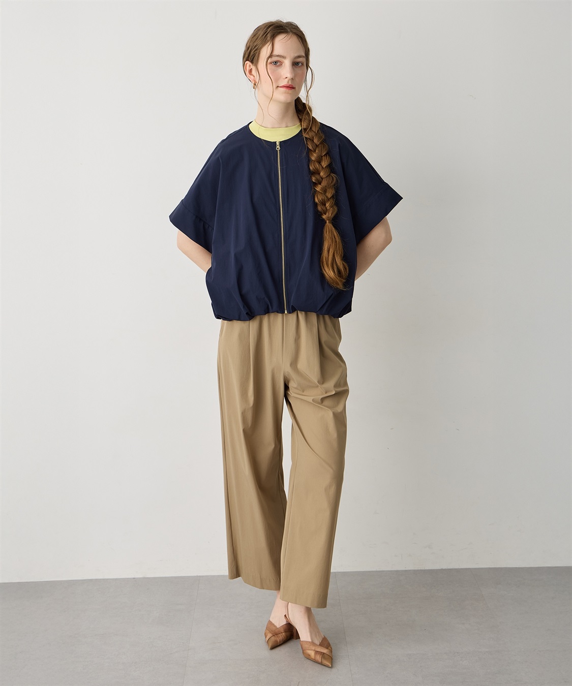 LE SOUK HOLIDAY ナイロンジップアップブルゾン【接触冷感】_sub_13