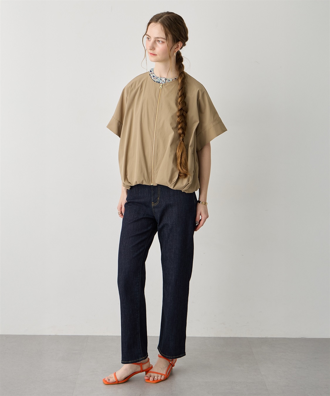 LE SOUK HOLIDAY ナイロンジップアップブルゾン【接触冷感】_sub_15