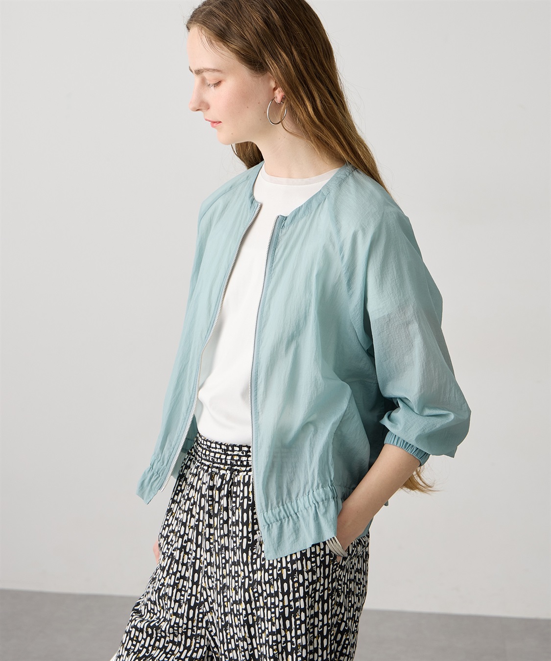 LE SOUK HOLIDAY シアーナイロンブルゾン_sub_1