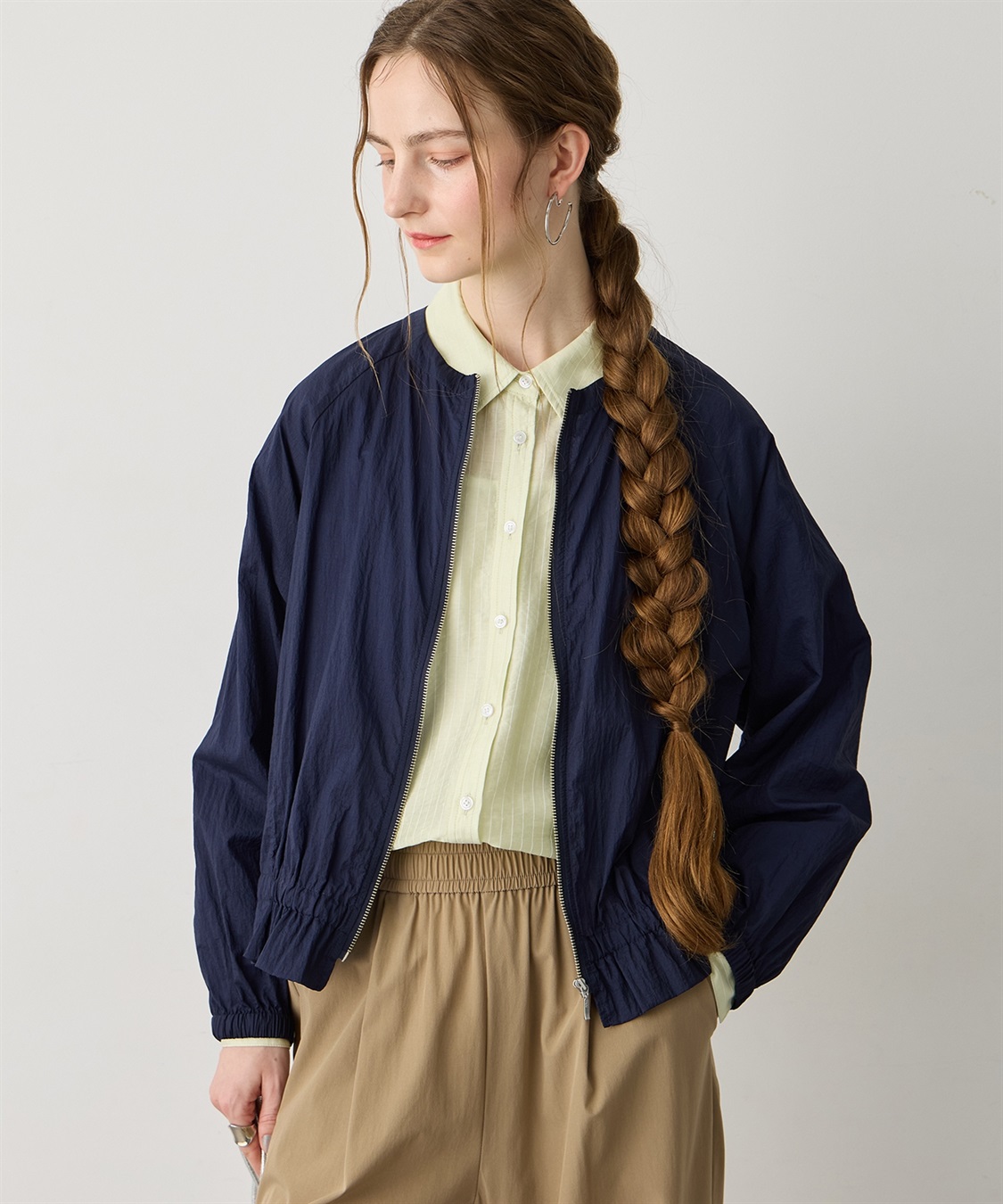 LE SOUK HOLIDAY シアーナイロンブルゾン_sub_7