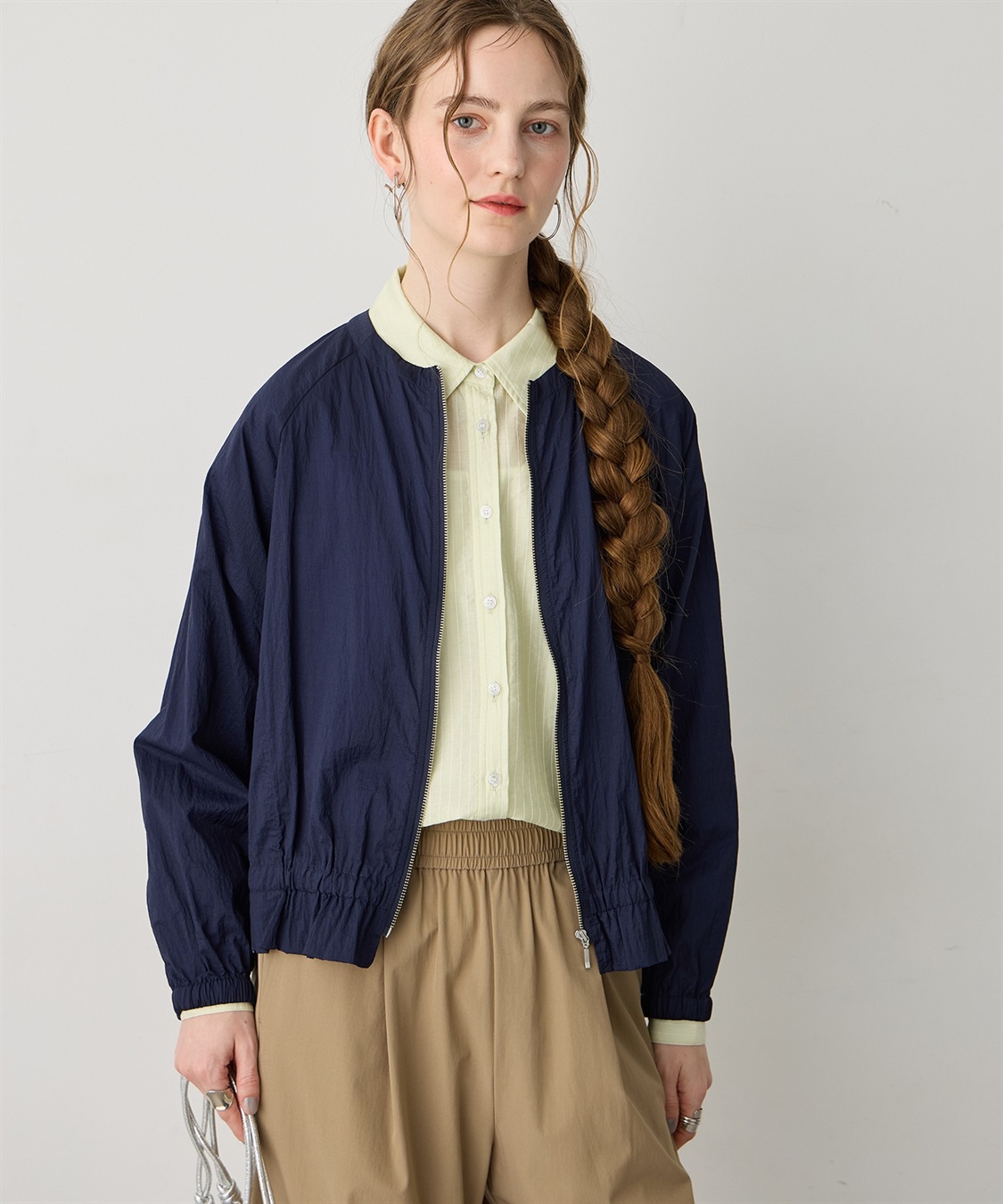 LE SOUK HOLIDAY シアーナイロンブルゾン_sub_8