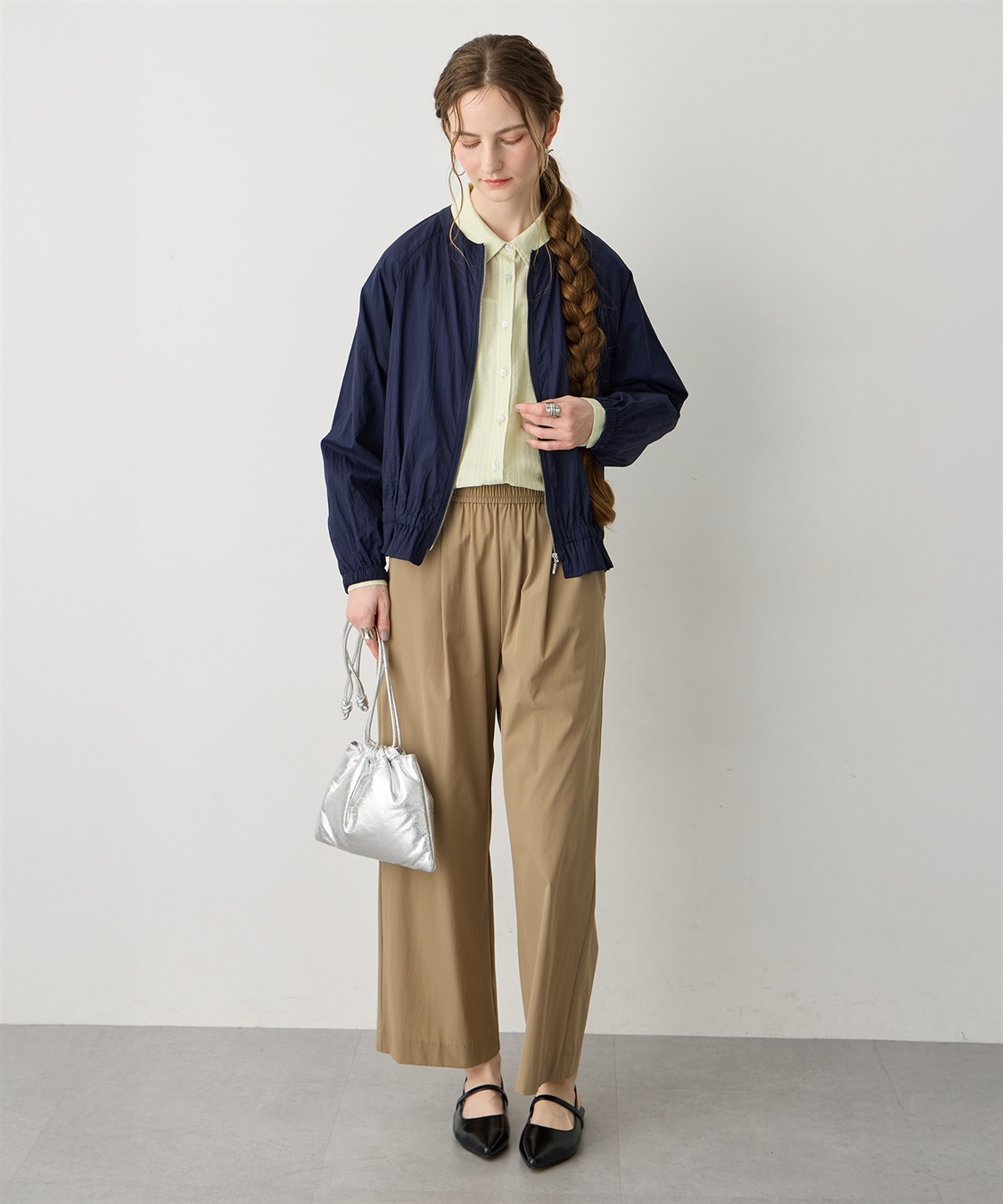 LE SOUK HOLIDAY シアーナイロンブルゾン_sub_12