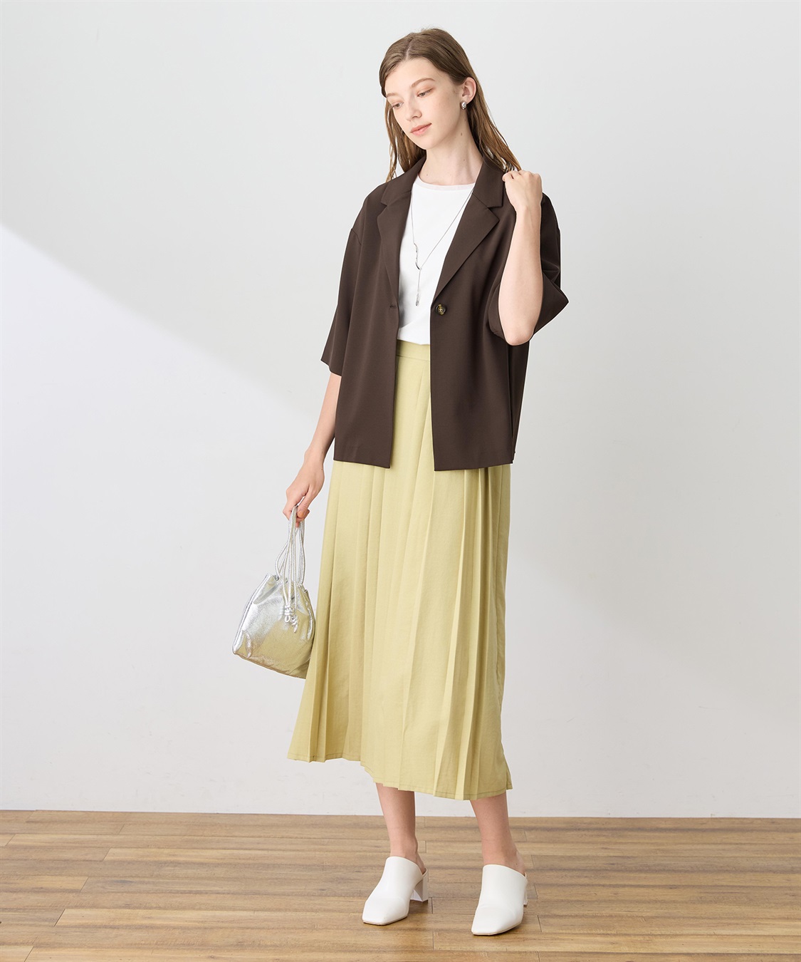 LE SOUK HOLIDAY ハーフスリーブストレッチシャツジャケット【接触冷感・UVカット・シワになりくい】_sub_15