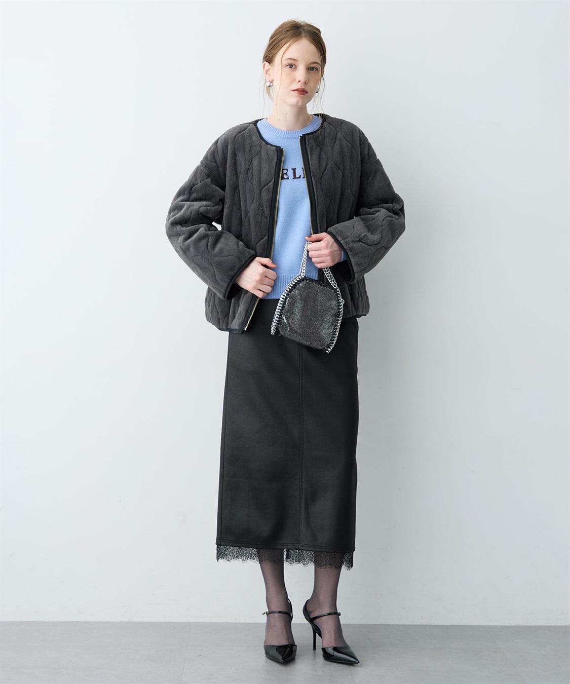 LE SOUK HOLIDAY 【WEB限定】中綿キルティングリバーシブルフェイクファージャケット_sub_20
