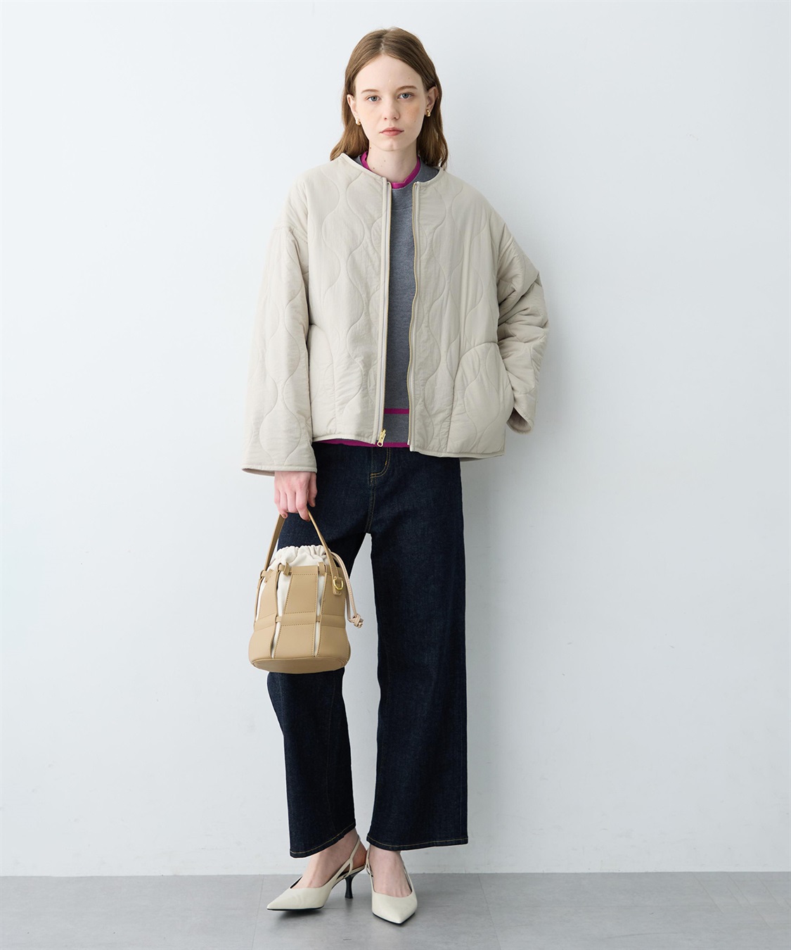 LE SOUK HOLIDAY 【WEB限定】中綿キルティングリバーシブルフェイクファージャケット_sub_21