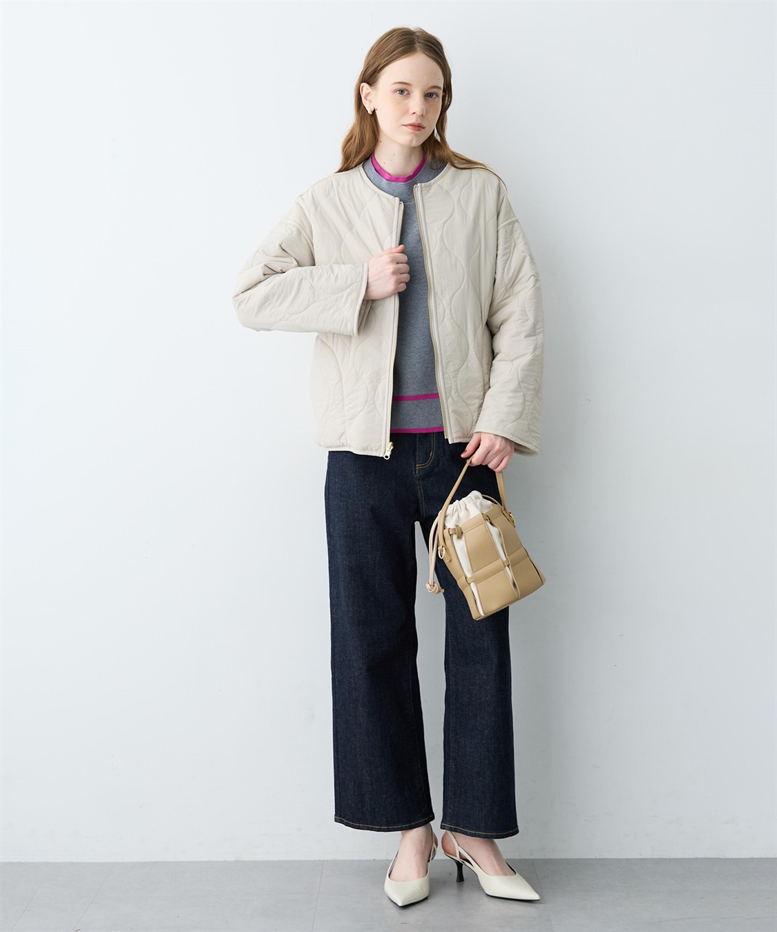 LE SOUK HOLIDAY 【WEB限定】中綿キルティングリバーシブルフェイクファージャケット_sub_23