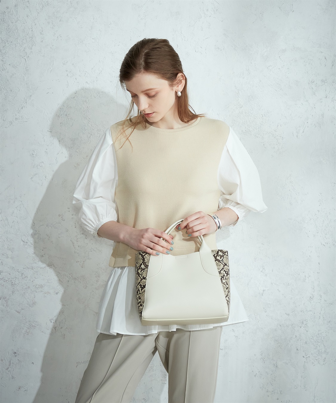 LE SOUK HOLIDAY パイソンコンビ２WAYトート_sub_12