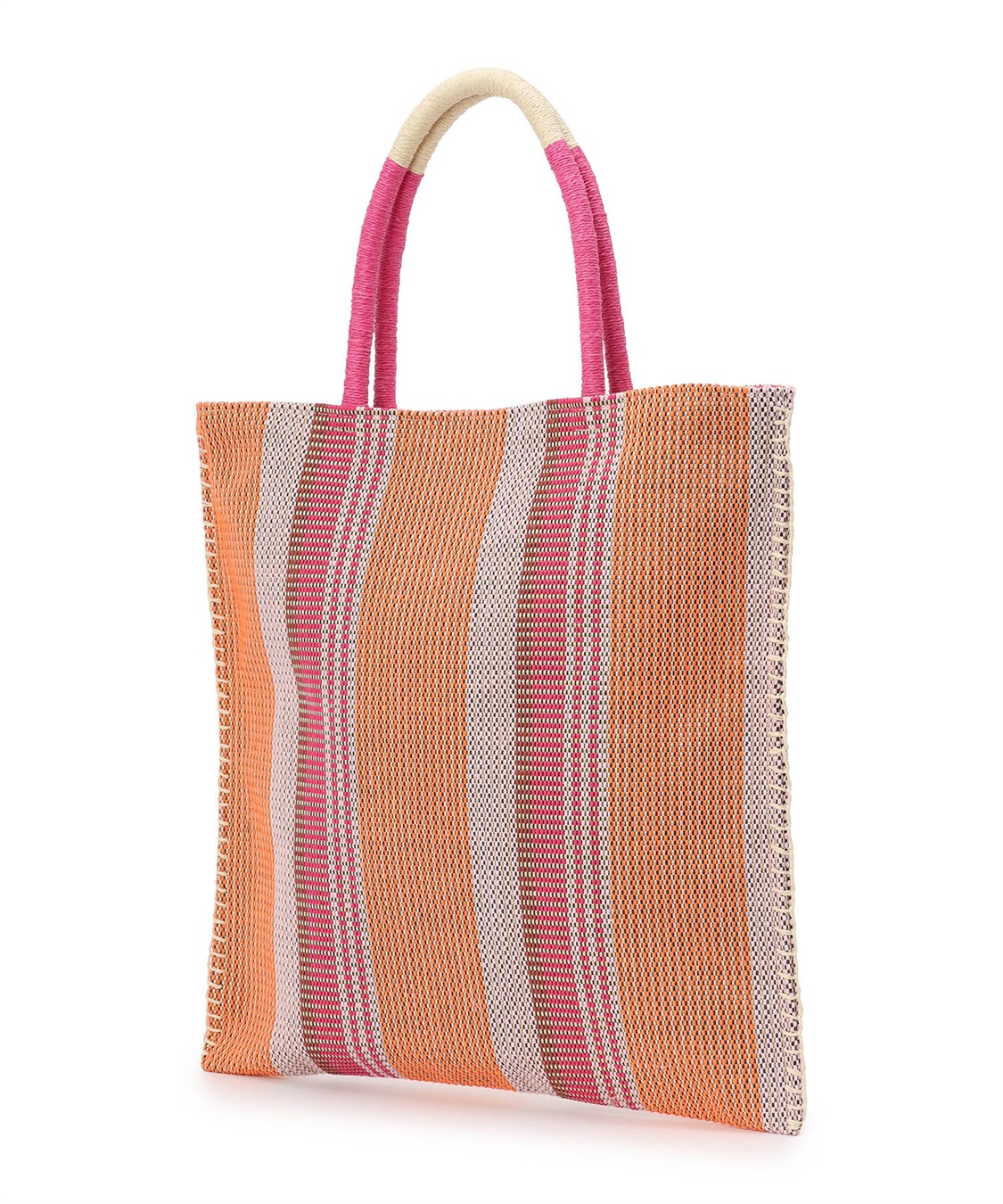 LE SOUK HOLIDAY ストライプスクエアトートバッグ_sub_13