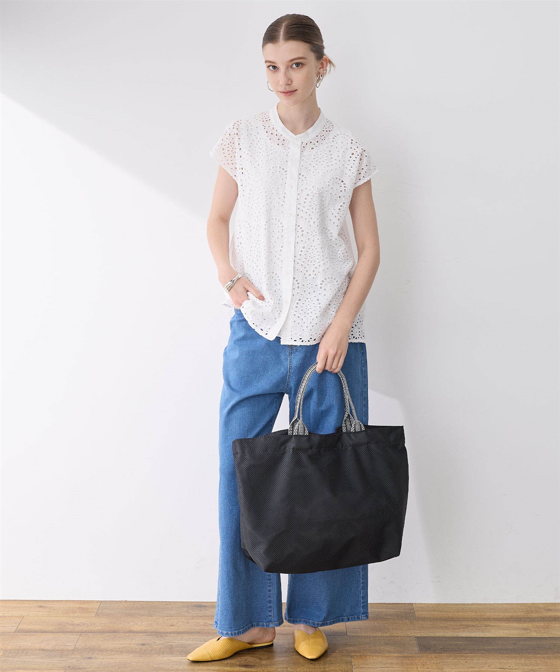 ❤️1D❤️Pleasing メッシュトートバッグ /フラッシング メッシュスクエアトート（トートバッグ） | Ober Tashe（エスペランサ