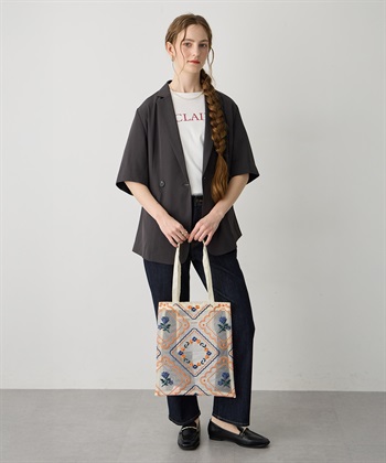 LE SOUK HOLIDAY 【CASSELINI】チュール刺しゅうトートバッグ_subthumb_7