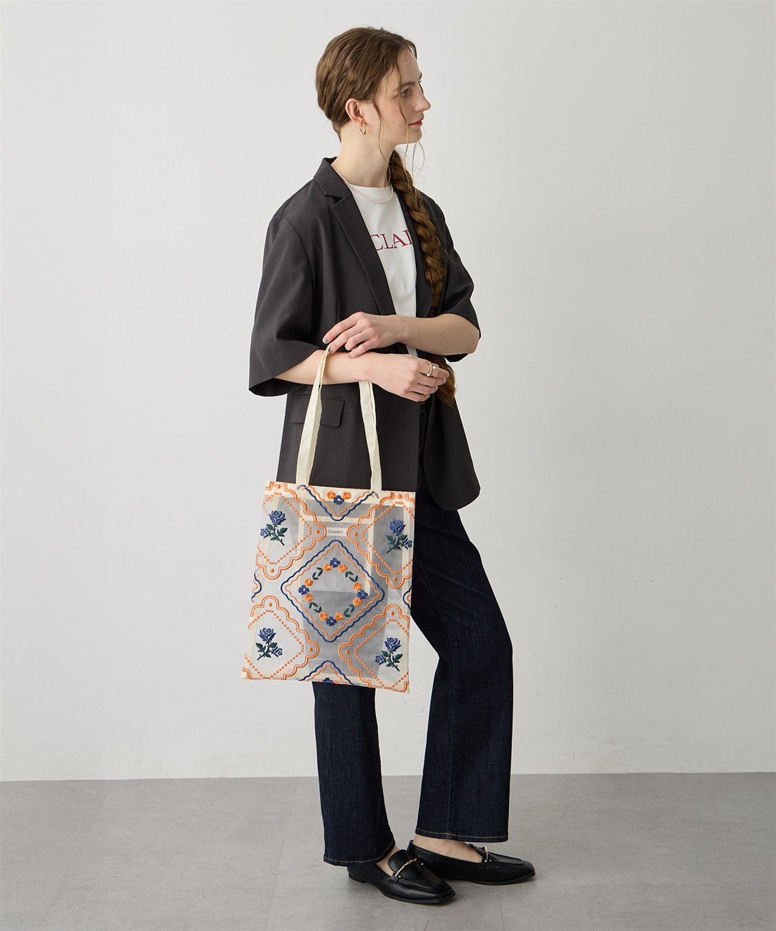 LE SOUK HOLIDAY 【CASSELINI】チュール刺しゅうトートバッグ_sub_9