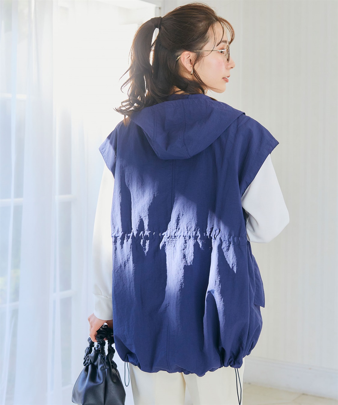 CROSS FUNCTION 【メディア掲載】《撥水・花粉対策》軽tetワークマンパベスト【CF/クロスファンクション】_sub_6