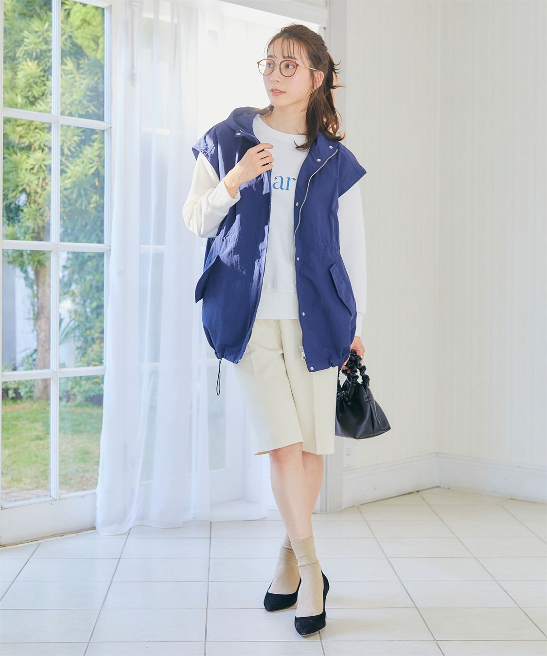 CROSS FUNCTION 【メディア掲載】《撥水・花粉対策》軽tetワークマンパベスト【CF/クロスファンクション】_sub_7