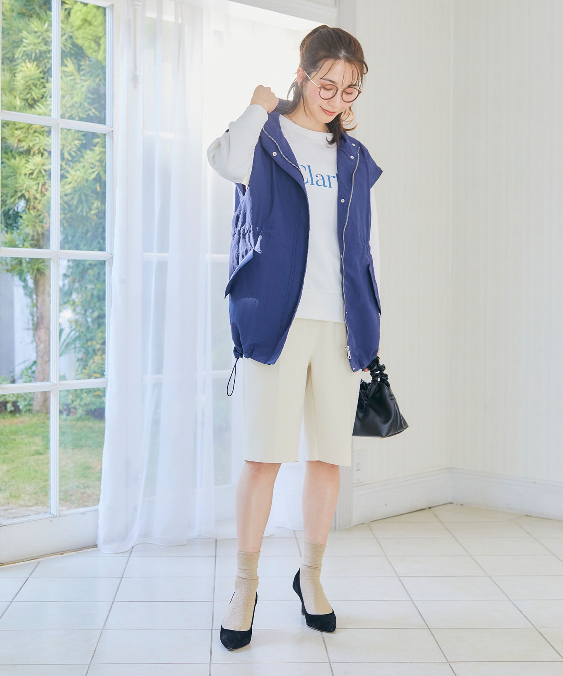 CROSS FUNCTION 【メディア掲載】《撥水・花粉対策》軽tetワークマンパベスト【CF/クロスファンクション】_sub_8