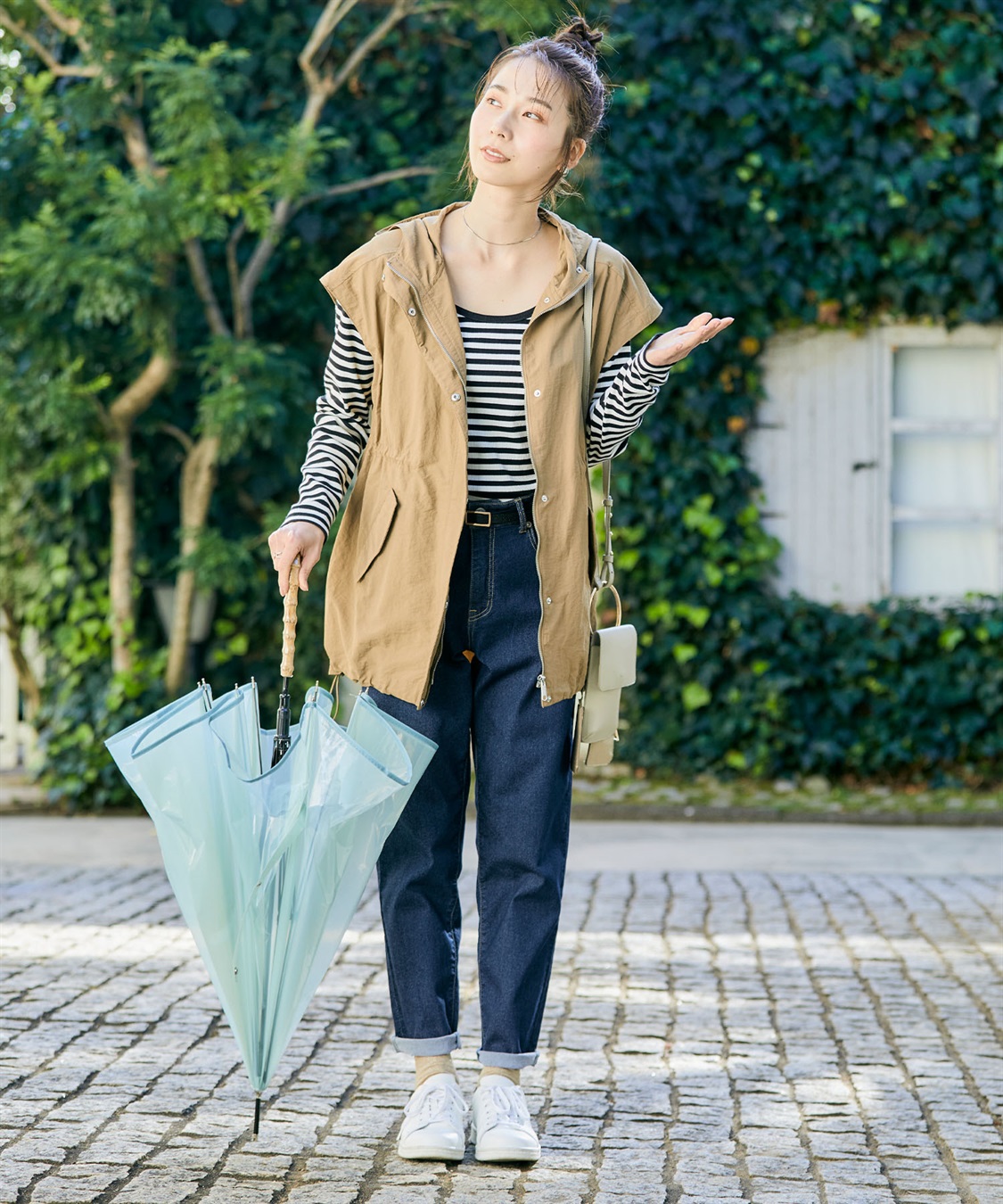 CROSS FUNCTION 【メディア掲載】《撥水・花粉対策》軽tetワークマンパベスト【CF/クロスファンクション】_sub_15