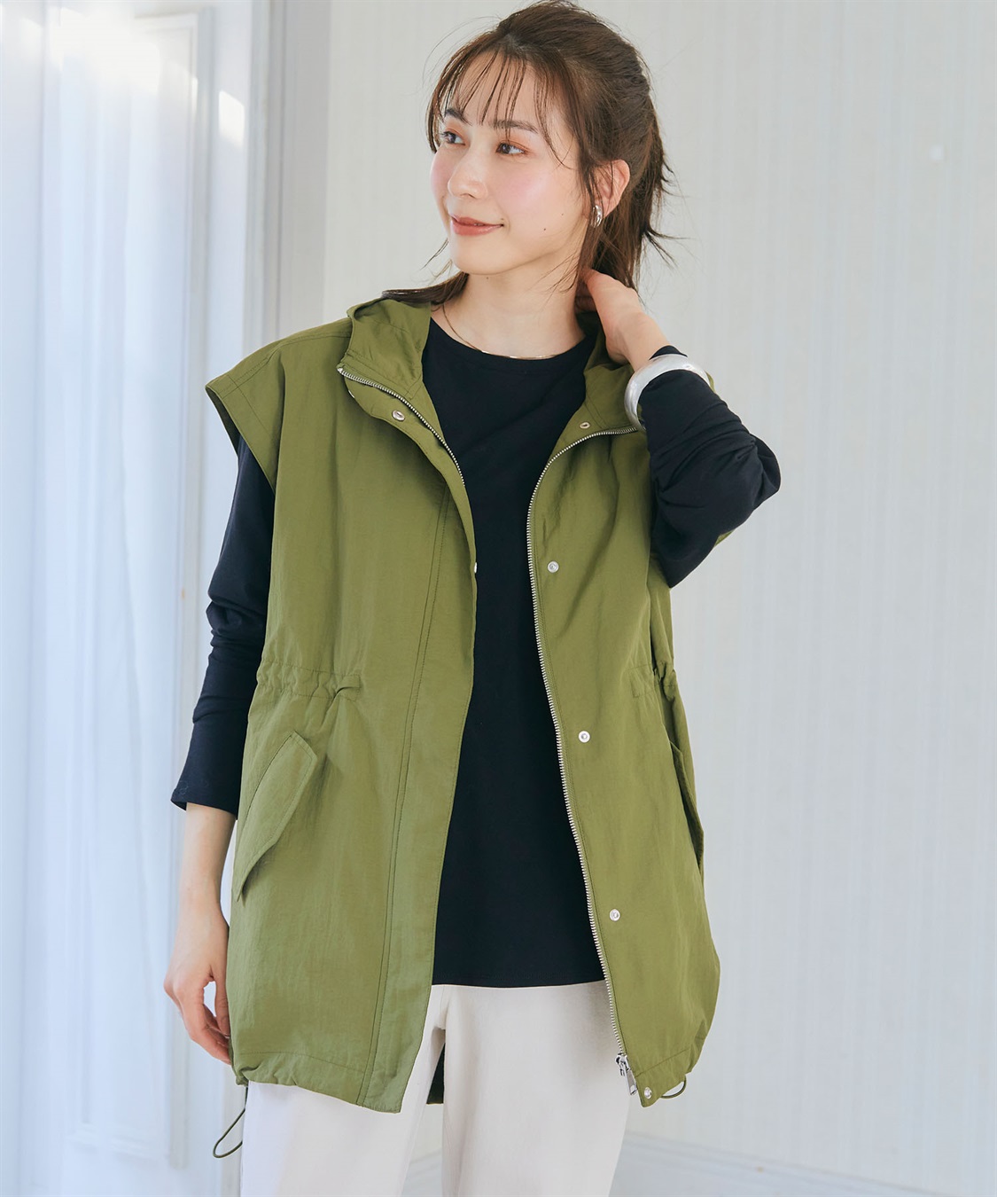 CROSS FUNCTION 【メディア掲載】《撥水・花粉対策》軽tetワークマンパベスト【CF/クロスファンクション】_sub_17