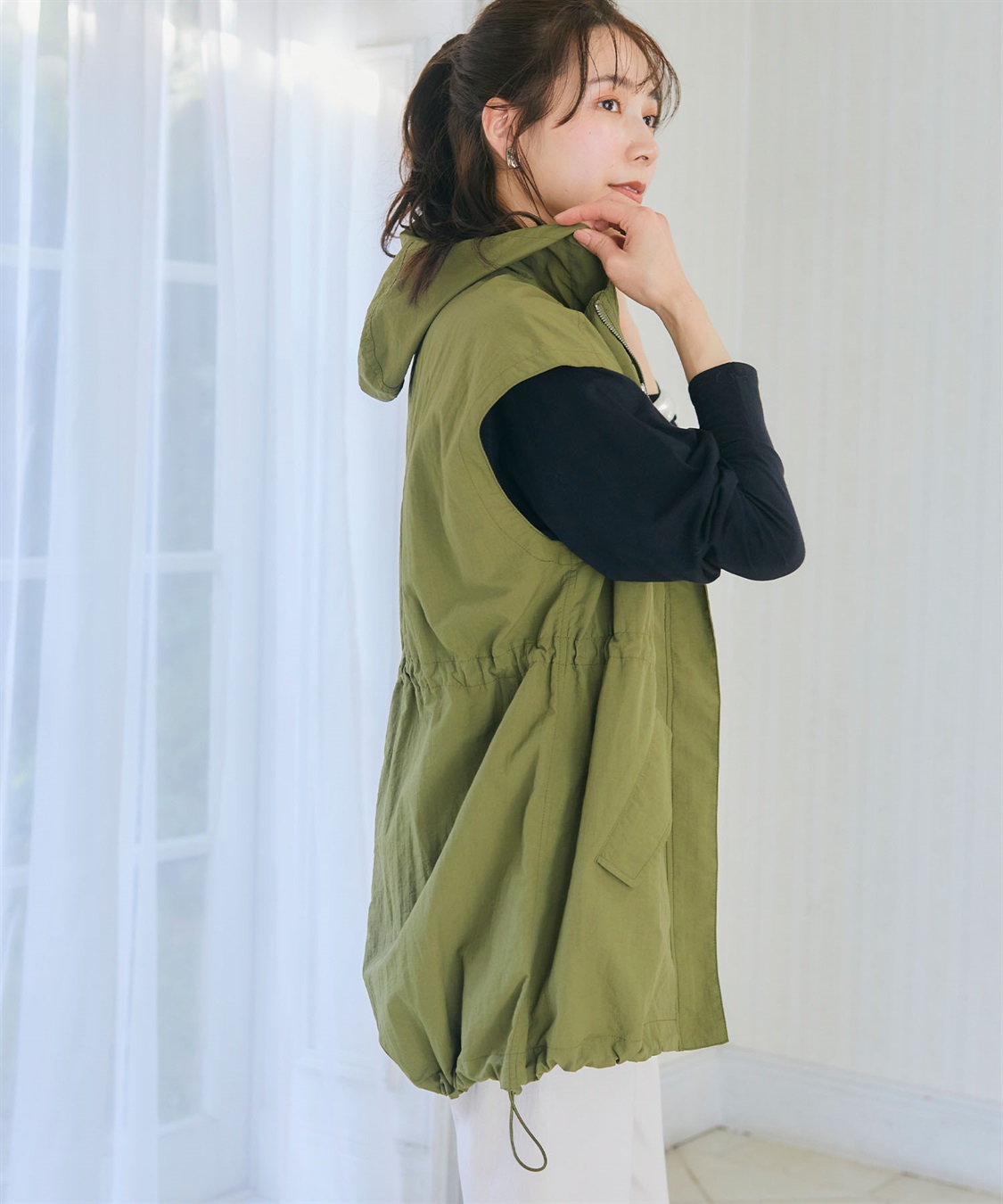 CROSS FUNCTION 【メディア掲載】《撥水・花粉対策》軽tetワークマンパベスト【CF/クロスファンクション】_sub_18