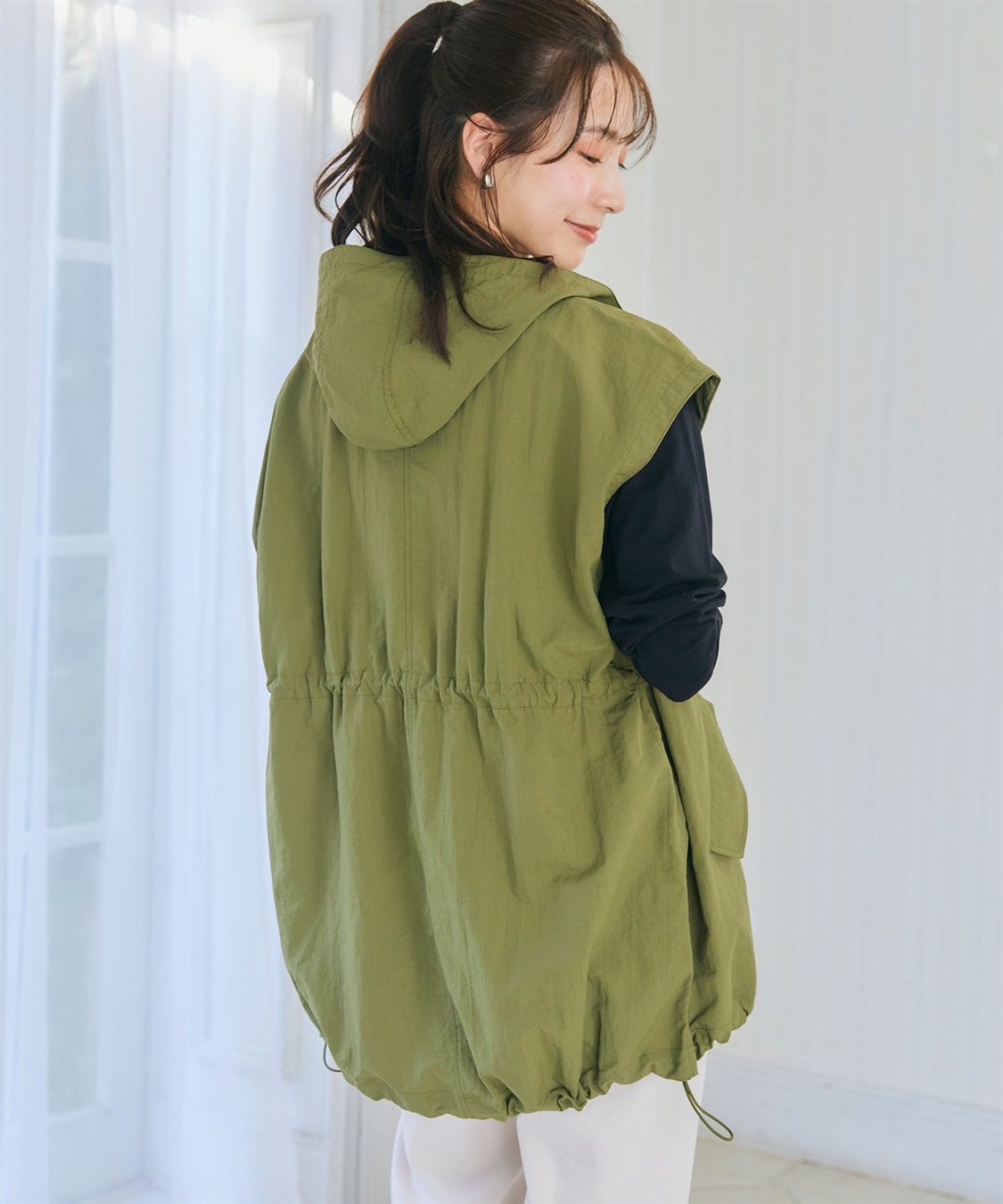 CROSS FUNCTION 【メディア掲載】《撥水・花粉対策》軽tetワークマンパベスト【CF/クロスファンクション】_sub_19