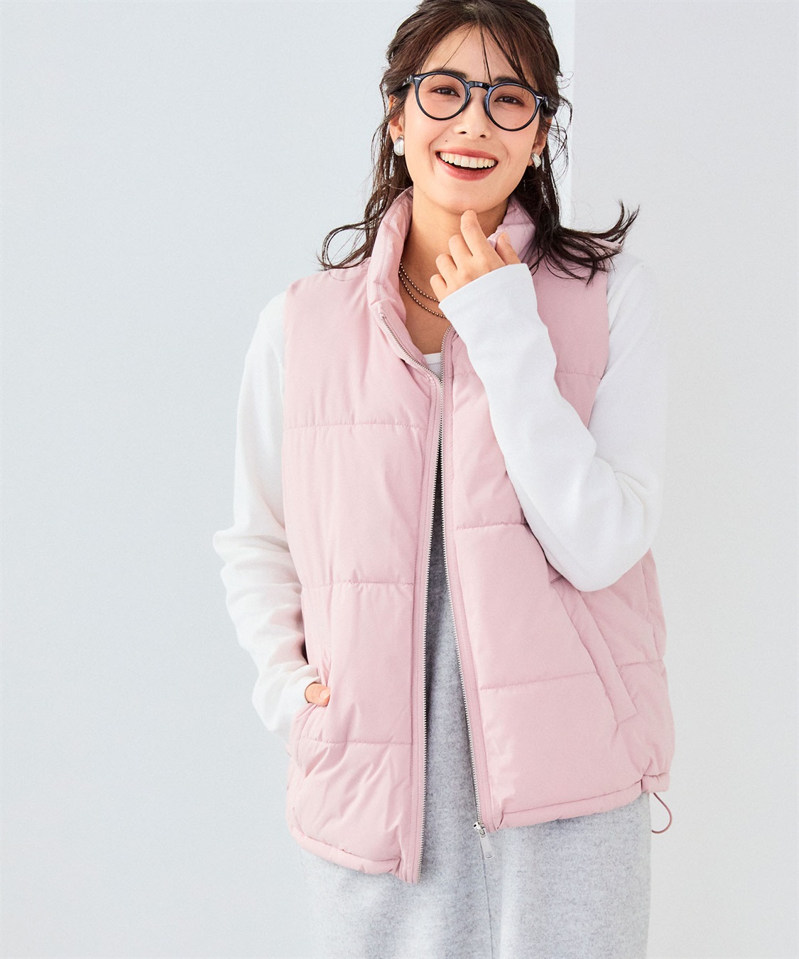 CROSS FUNCTION 《撥水・防風》アクティかる パウダータフタファイバーダウンベスト【CF/クロスファンクション】_sub_22