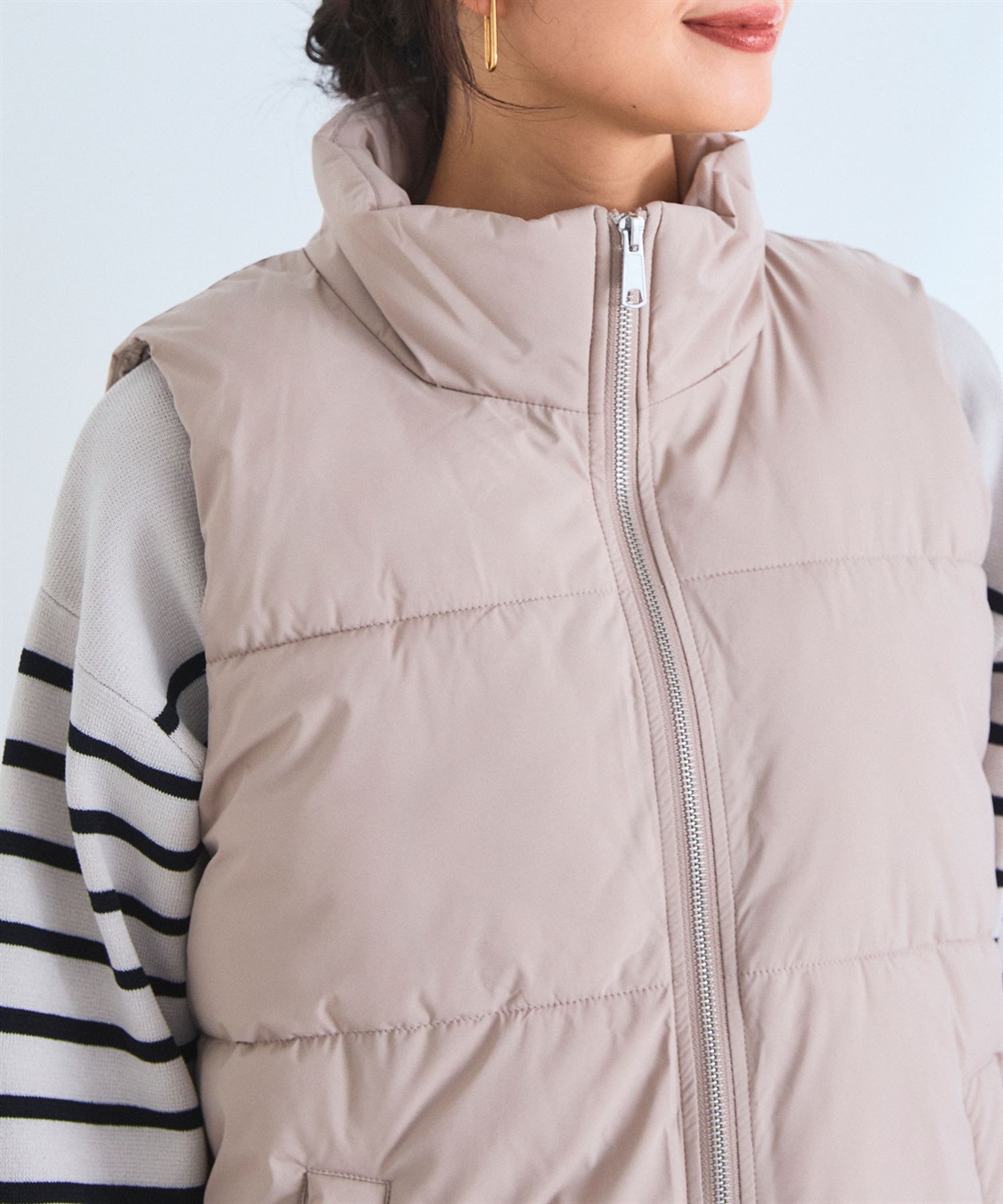 CROSS FUNCTION 《撥水・防風》アクティかる パウダータフタファイバーダウンベスト【CF/クロスファンクション】_sub_26