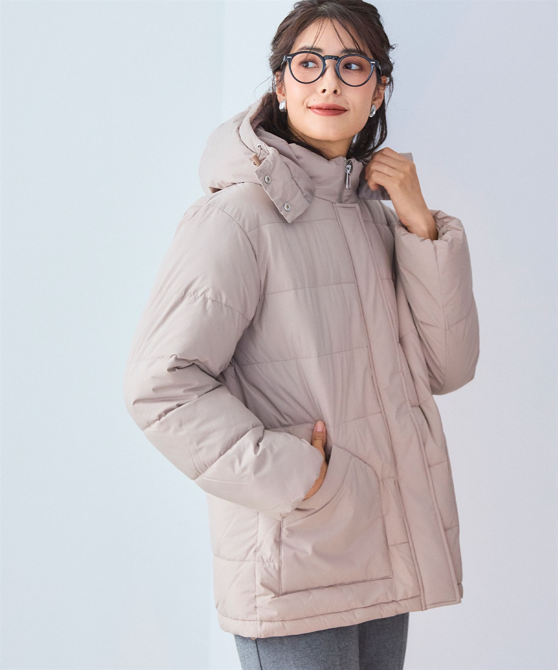 CROSS FUNCTION 《撥水・防風》アクティかる パウダータフタファイバーダウンジャケット【CF/クロスファンクション】_sub_11