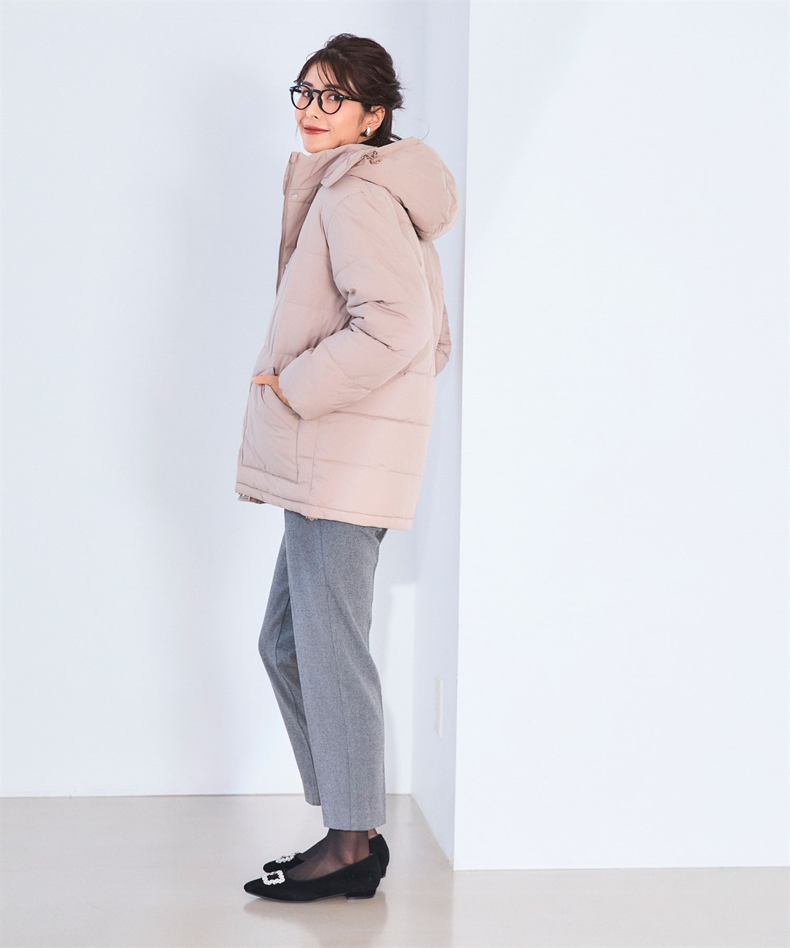 CROSS FUNCTION 《撥水・防風》アクティかる パウダータフタファイバーダウンジャケット【CF/クロスファンクション】_sub_14