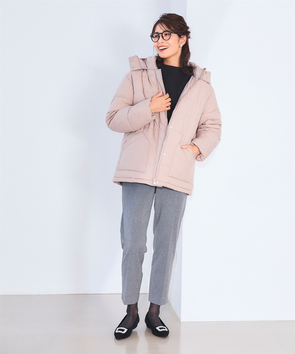 CROSS FUNCTION 《撥水・防風》アクティかる パウダータフタファイバーダウンジャケット【CF/クロスファンクション】_sub_15