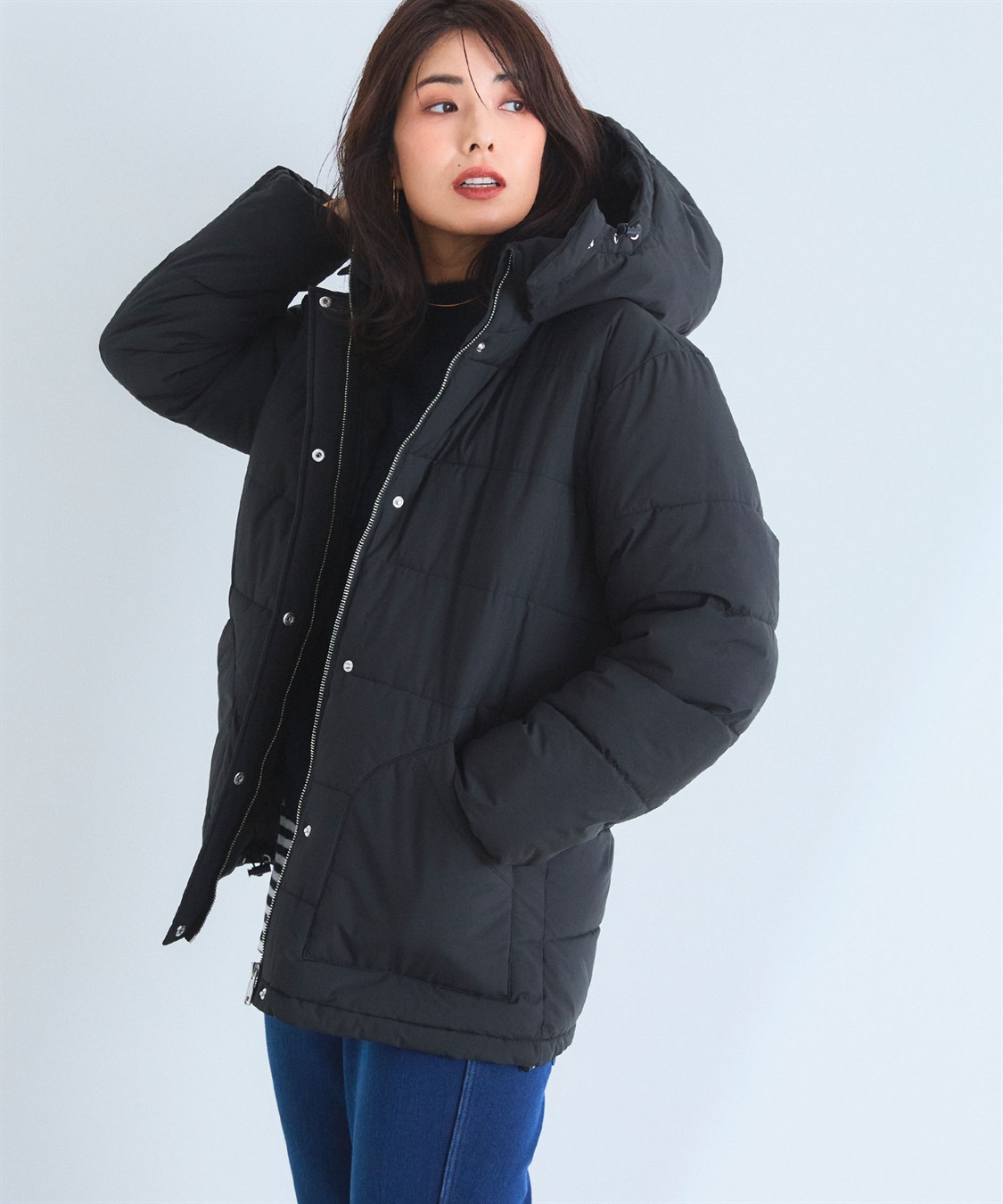 CROSS FUNCTION 《撥水・防風》アクティかる パウダータフタファイバーダウンジャケット【CF/クロスファンクション】_sub_18