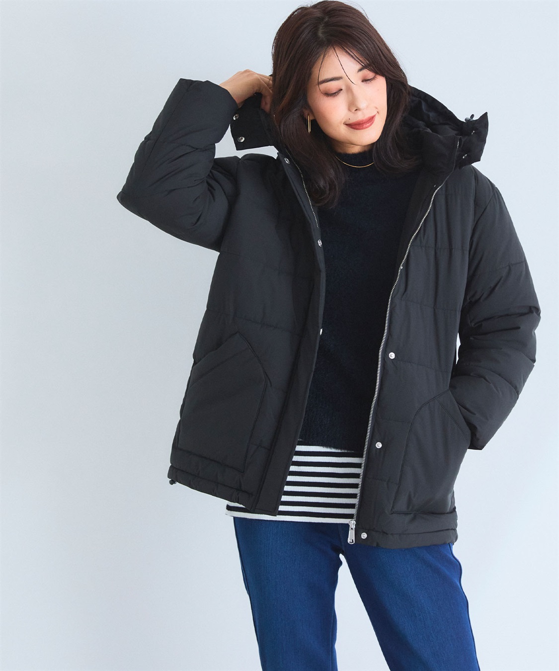 CROSS FUNCTION 《撥水・防風》アクティかる パウダータフタファイバーダウンジャケット【CF/クロスファンクション】_sub_19