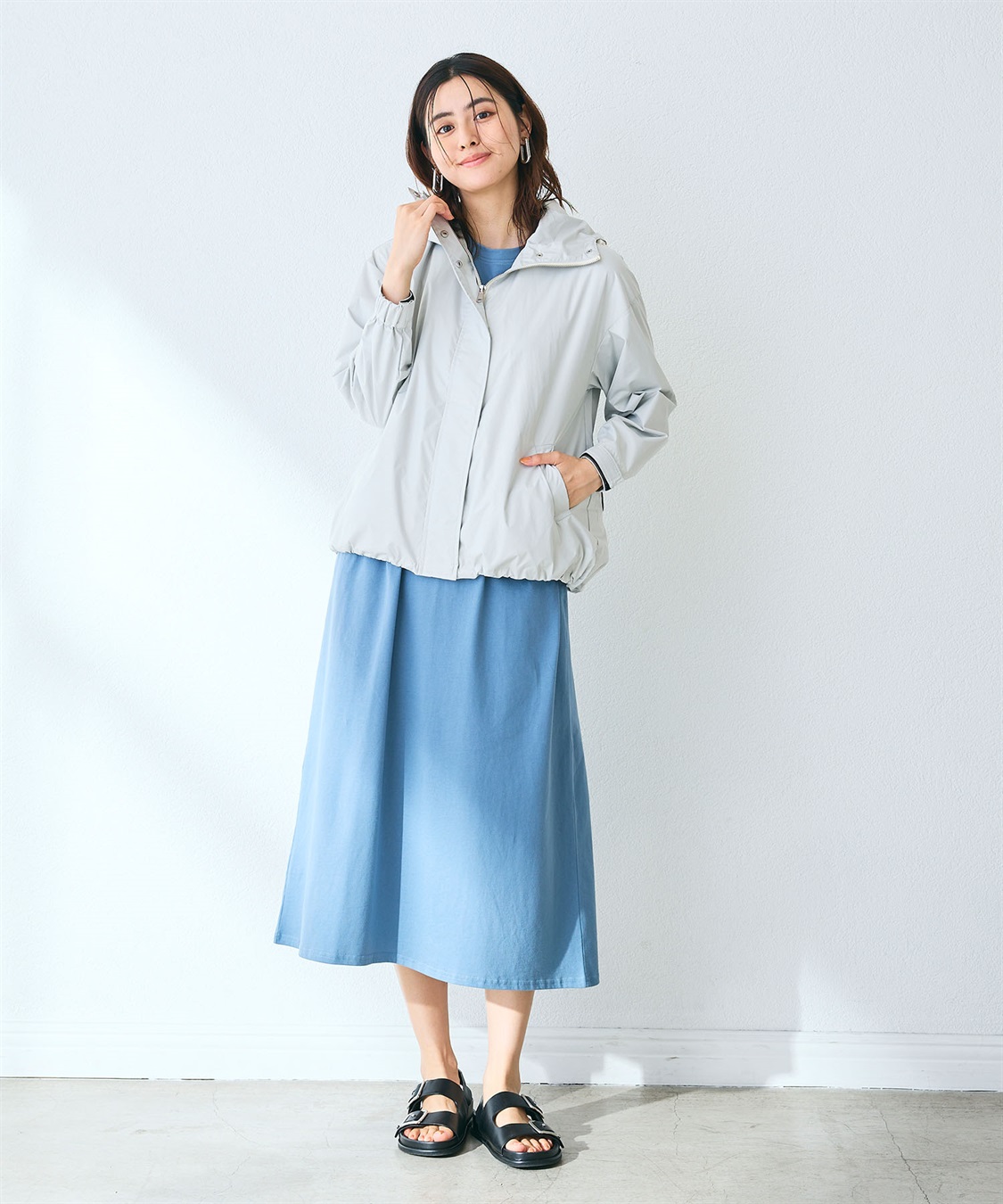 CROSS FUNCTION 空調服(R)  晴雨兼用冷感UVマウンテンパーカー_sub_13