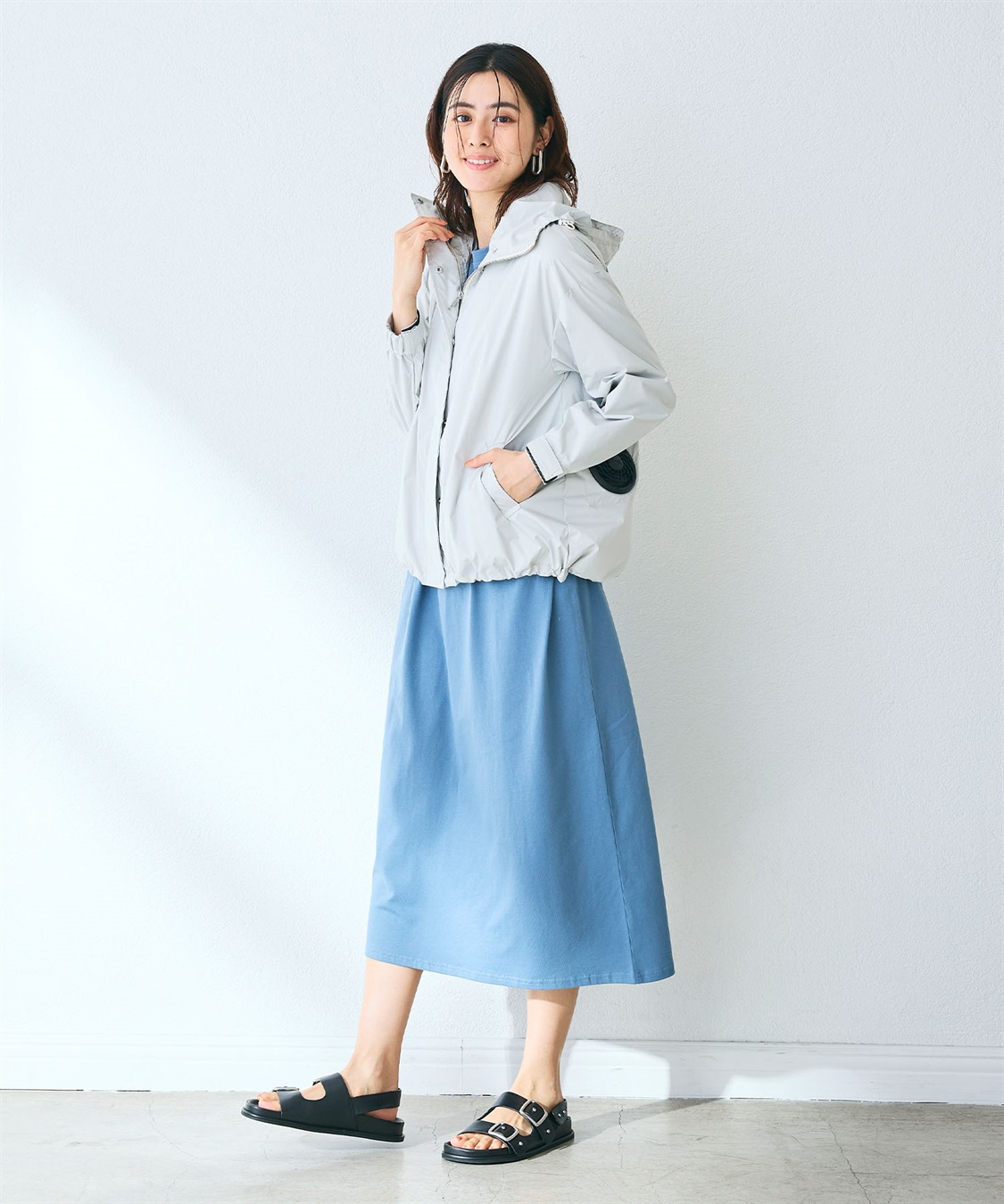 CROSS FUNCTION 空調服(R)  晴雨兼用冷感UVマウンテンパーカー_sub_15