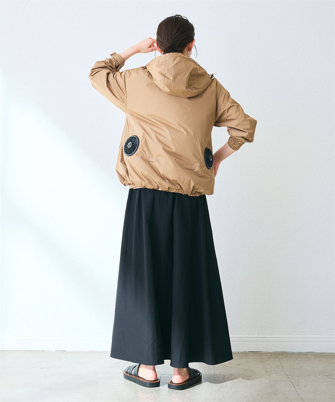 CROSS FUNCTION 空調服(R)  晴雨兼用冷感UVマウンテンパーカー_sub_20