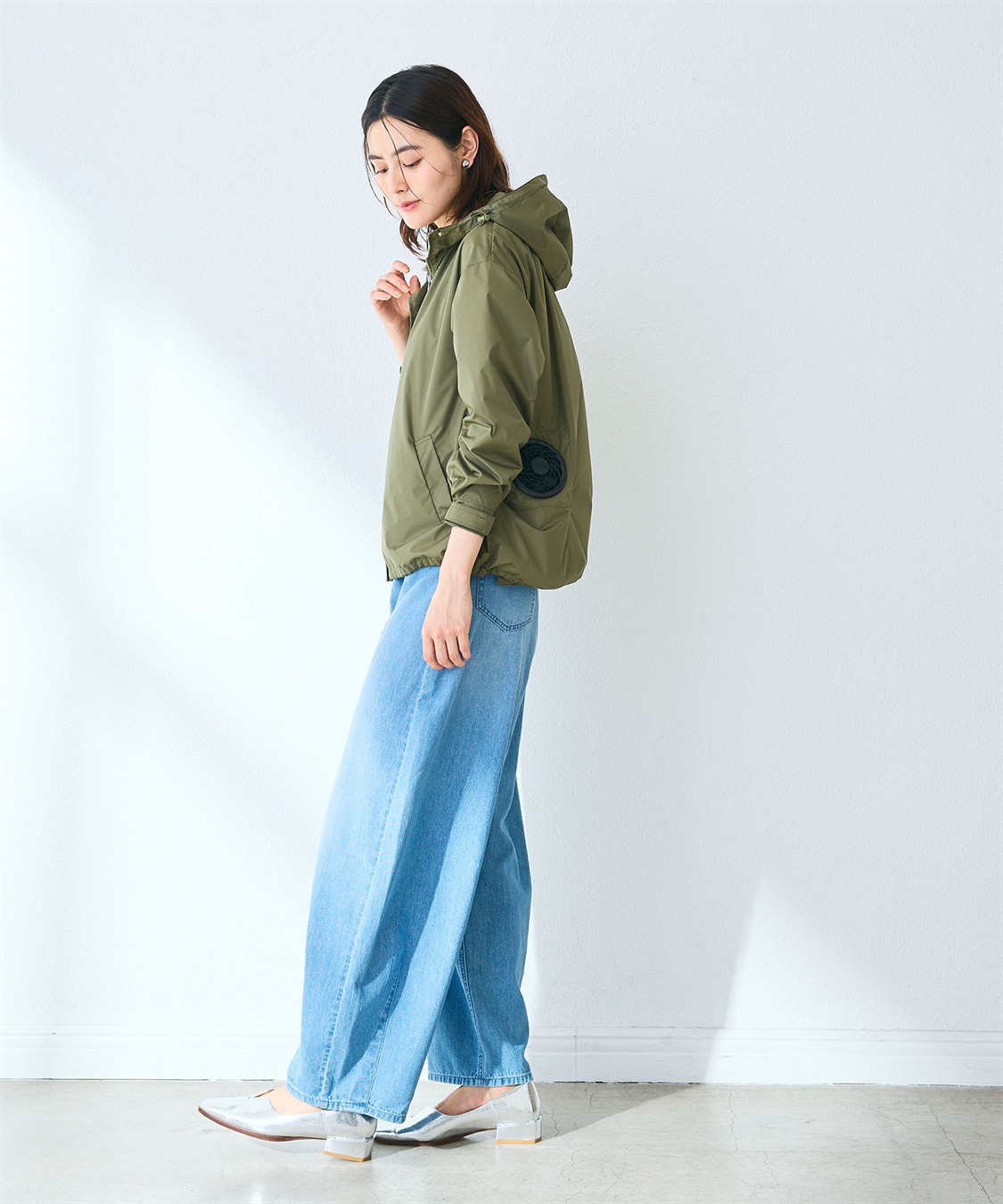 CROSS FUNCTION 空調服(R)  晴雨兼用冷感UVマウンテンパーカー_sub_27