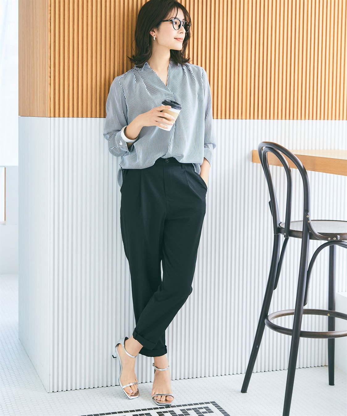 CROSS FUNCTION 【メディア掲載】《UVカット》エブ楽きれいめイージータックパンツ【CF/クロスファンクション】_sub_6