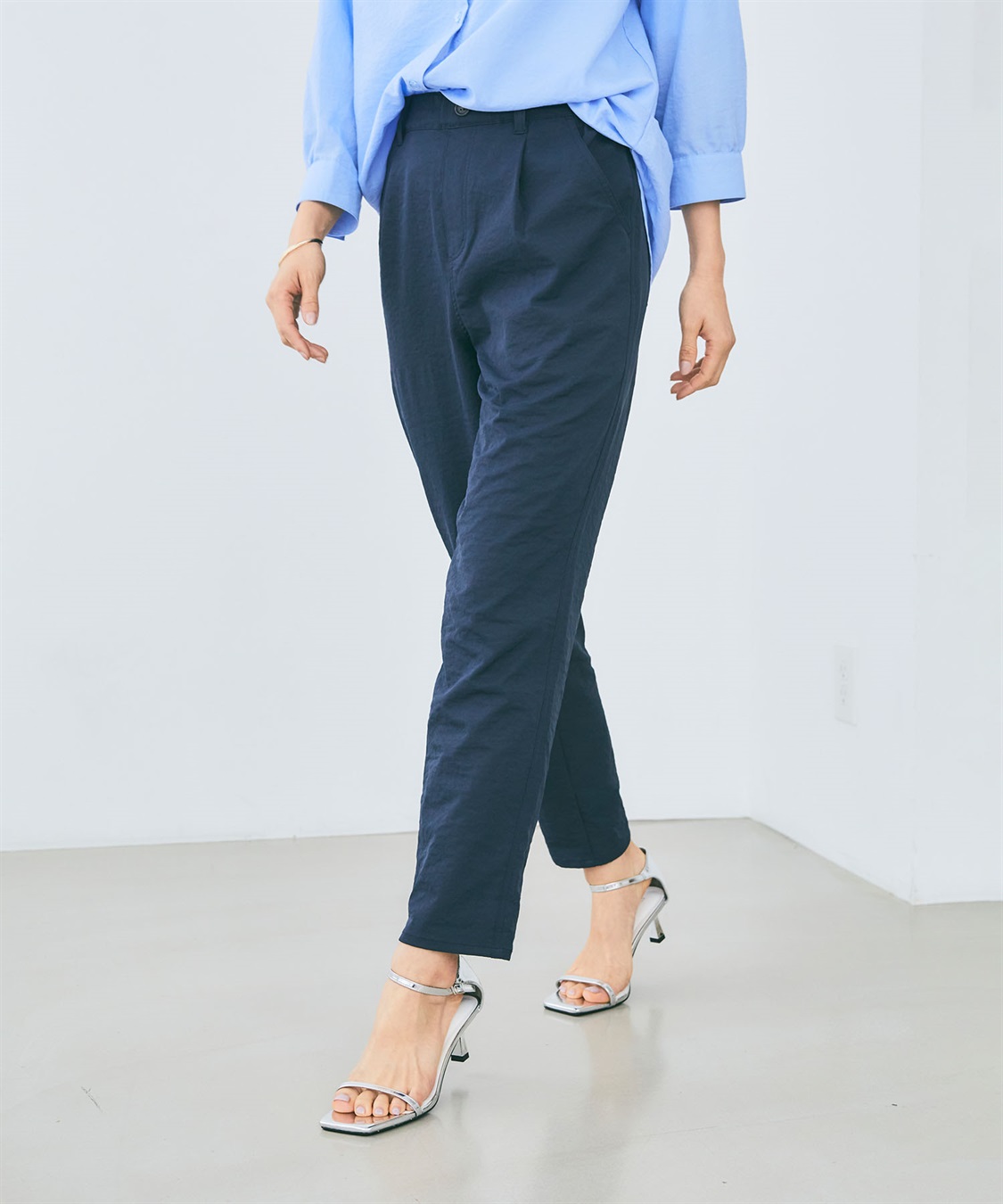 CROSS FUNCTION 【メディア掲載】《UVカット》エブ楽きれいめイージータックパンツ【CF/クロスファンクション】_sub_12