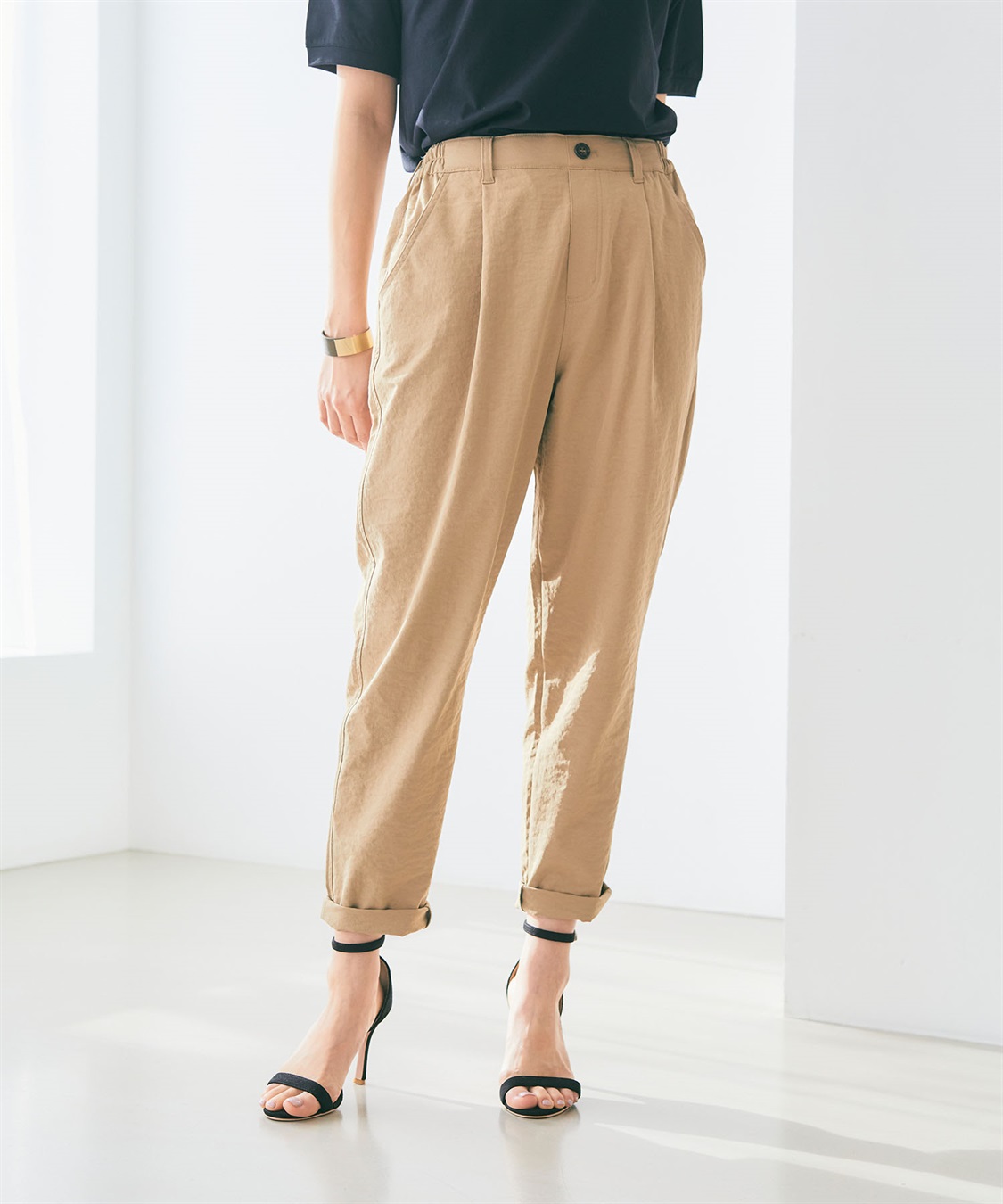 CROSS FUNCTION 【メディア掲載】《UVカット》エブ楽きれいめイージータックパンツ【CF/クロスファンクション】_sub_15