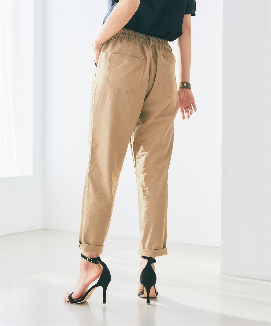 CROSS FUNCTION 【メディア掲載】《UVカット》エブ楽きれいめイージータックパンツ【CF/クロスファンクション】_sub_16