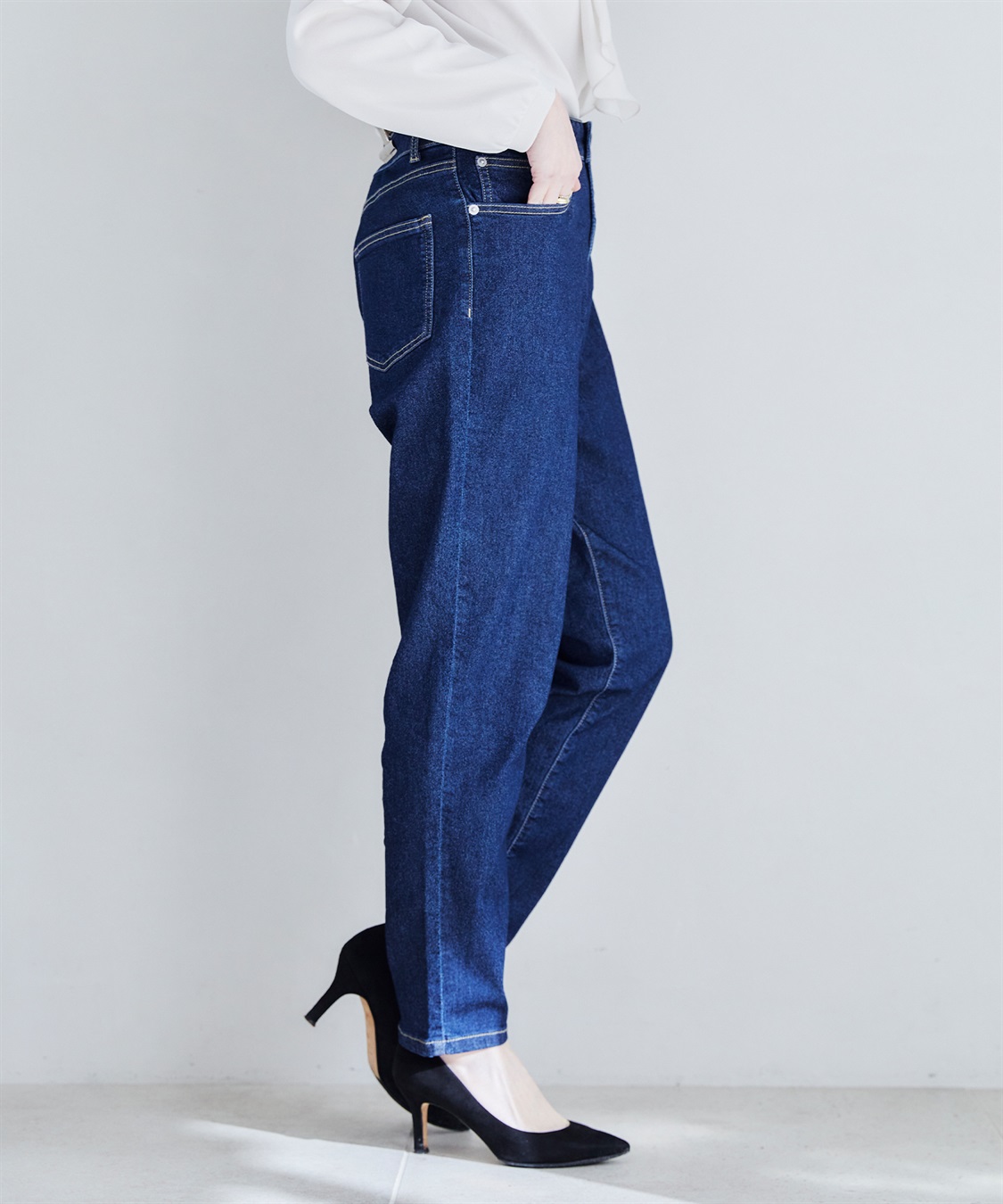 CROSS FUNCTION 《ストレッチ》エコベロデニムテーパードパンツ【CF/クロスファンクション】_sub_11