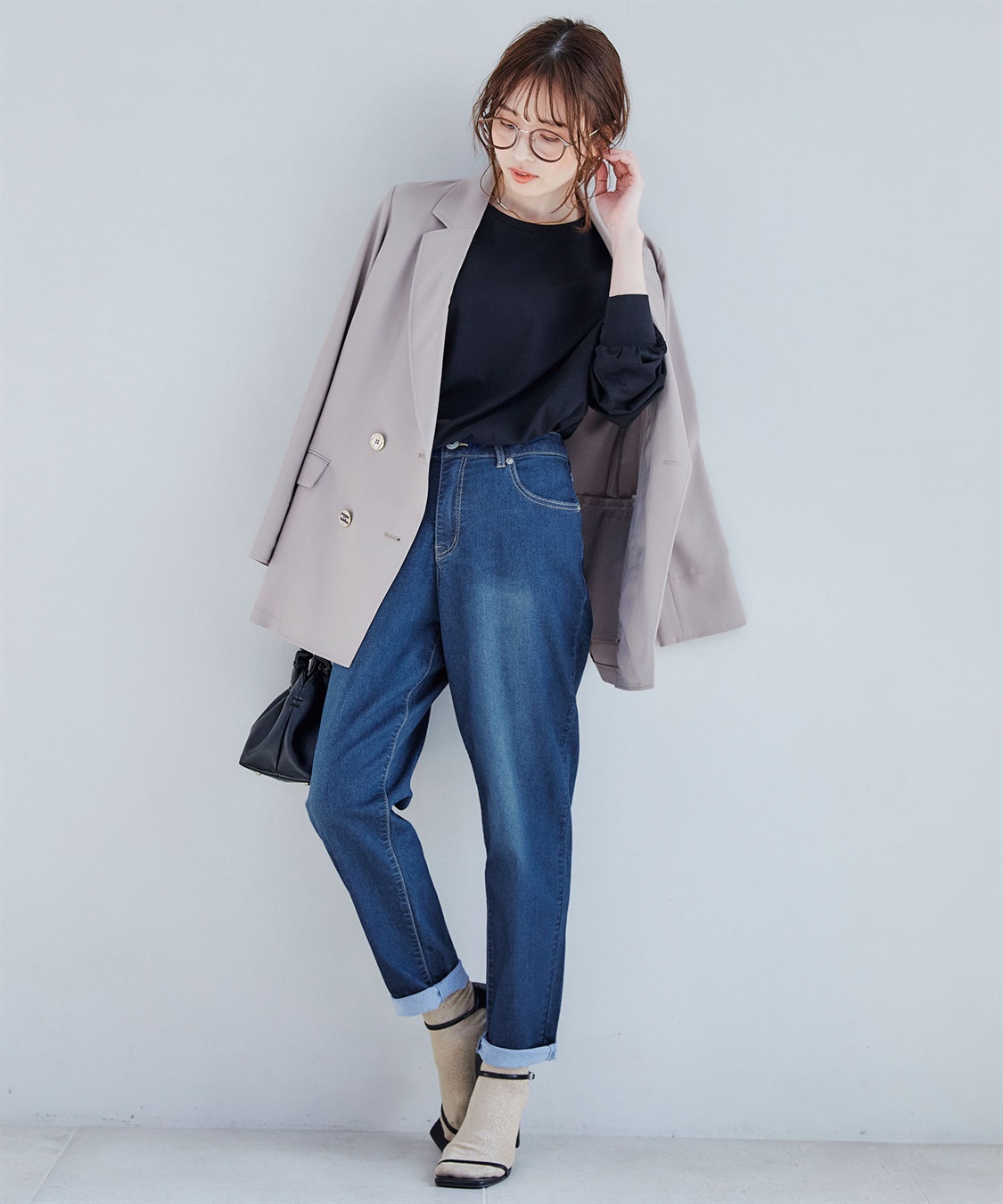 CROSS FUNCTION 《ストレッチ》エコベロデニムテーパードパンツ【CF/クロスファンクション】_sub_16