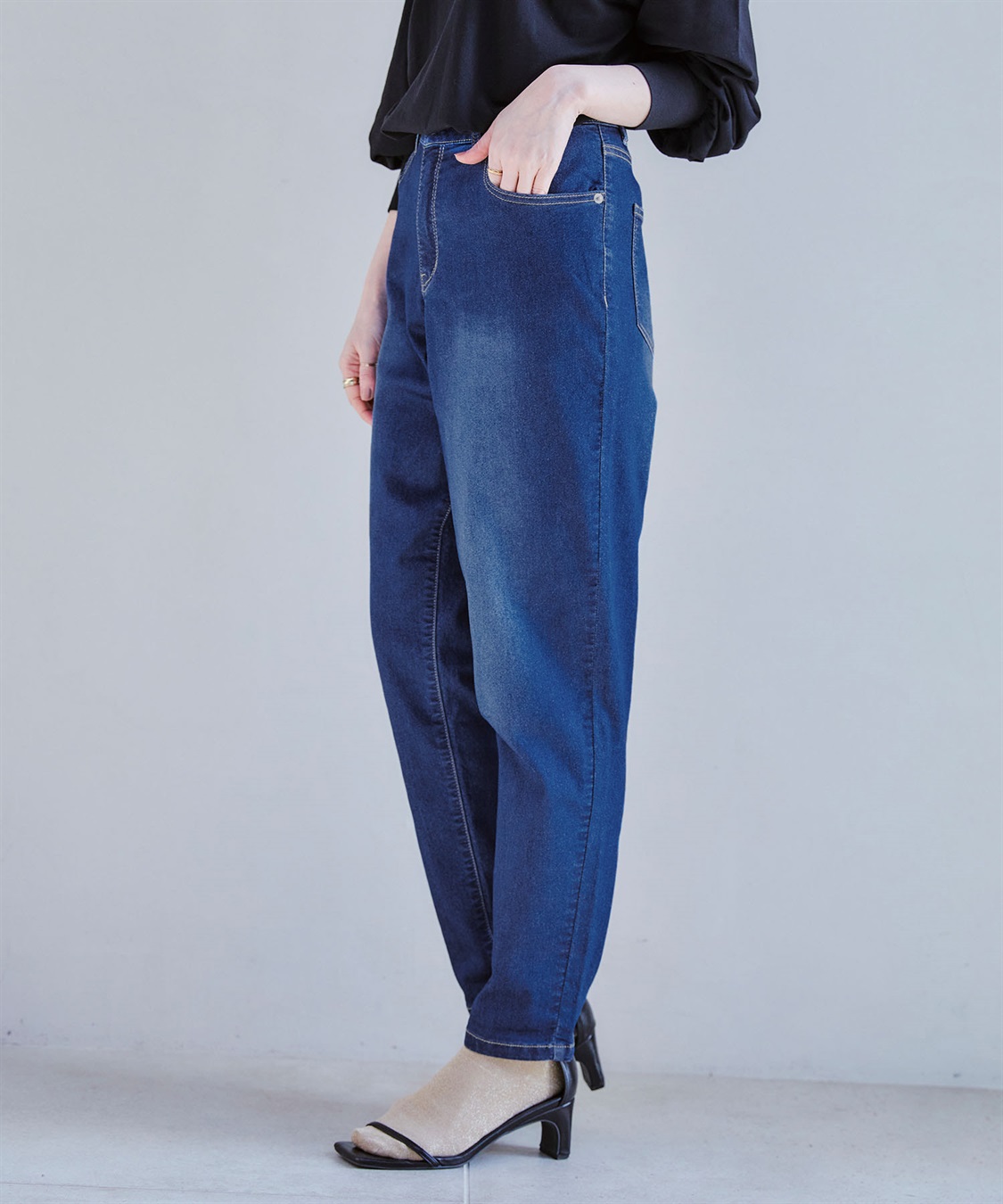 CROSS FUNCTION 《ストレッチ》エコベロデニムテーパードパンツ【CF/クロスファンクション】_sub_19