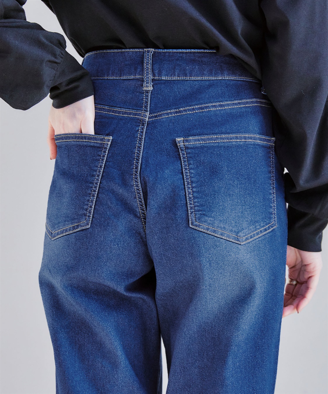 CROSS FUNCTION 《ストレッチ》エコベロデニムテーパードパンツ【CF/クロスファンクション】_sub_22