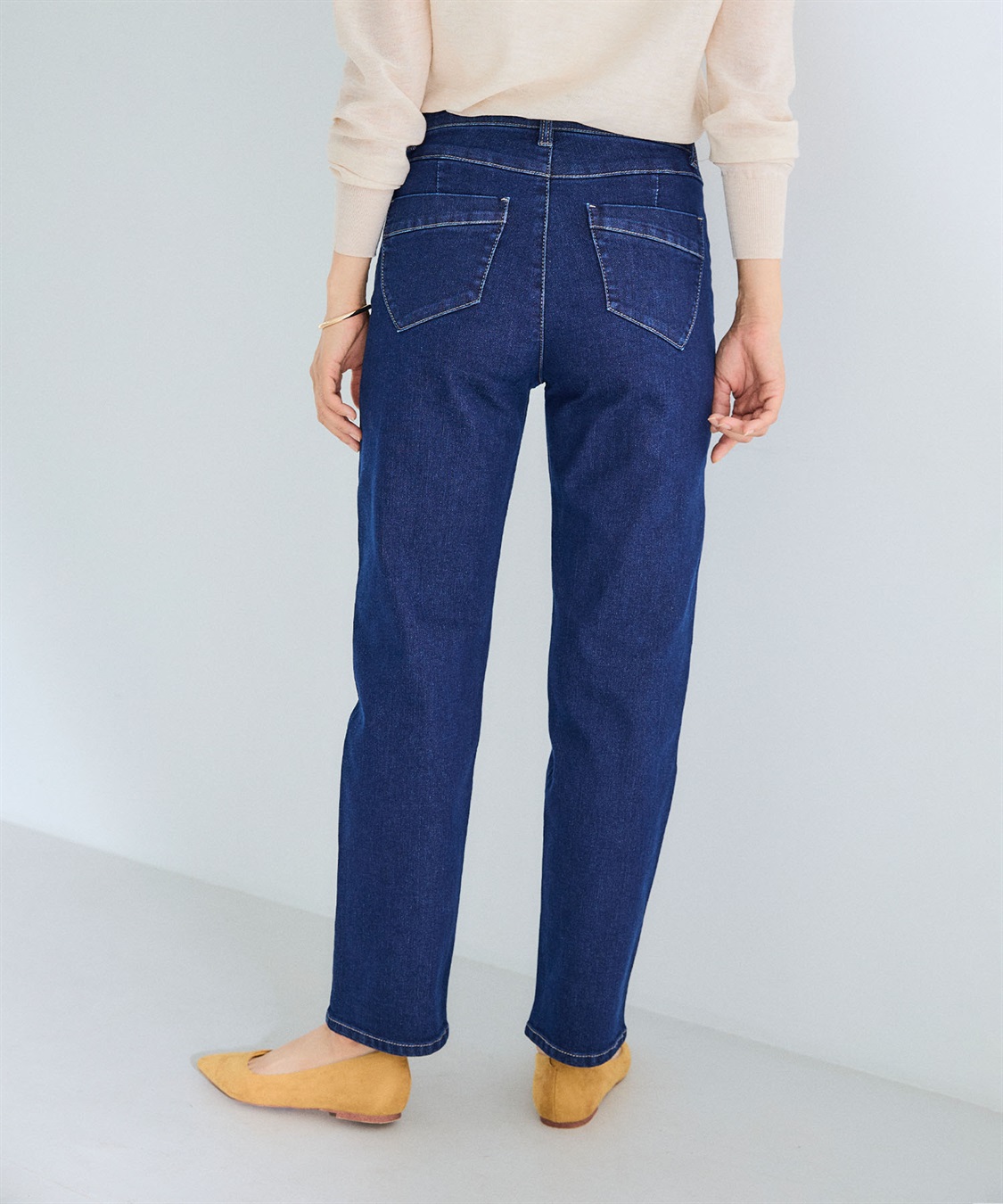 CROSS FUNCTION 《ストレッチ》サマ美え ウルトラストレッチストレートデニムパンツ【CF/クロスファンクション】_sub_5