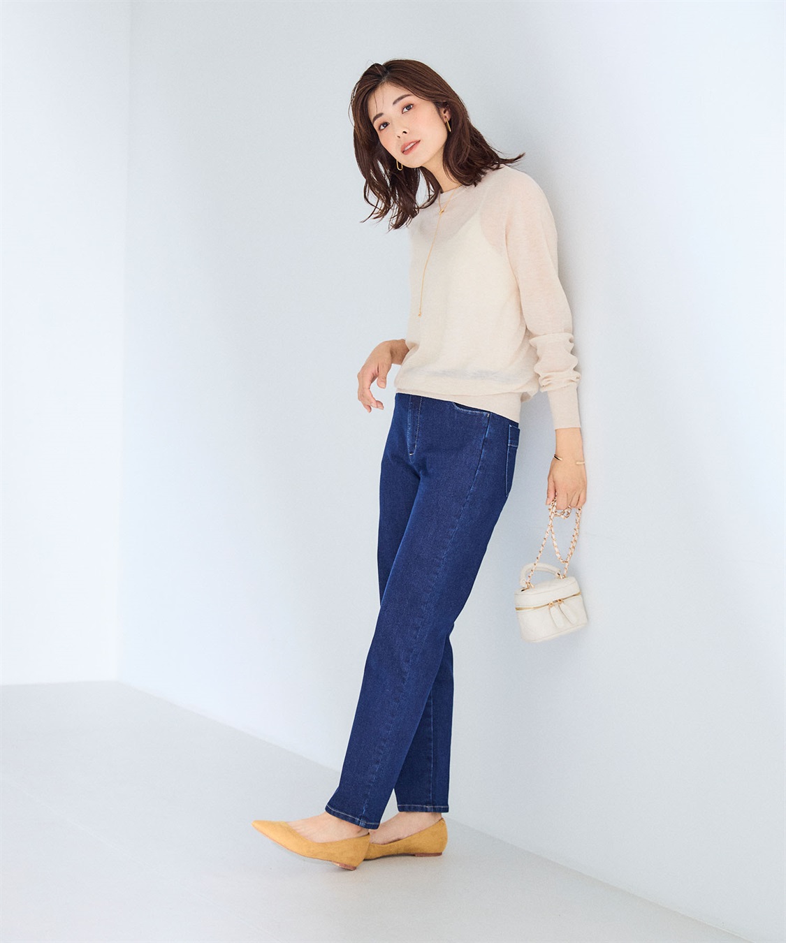 CROSS FUNCTION 《ストレッチ》サマ美え ウルトラストレッチストレートデニムパンツ【CF/クロスファンクション】_sub_7