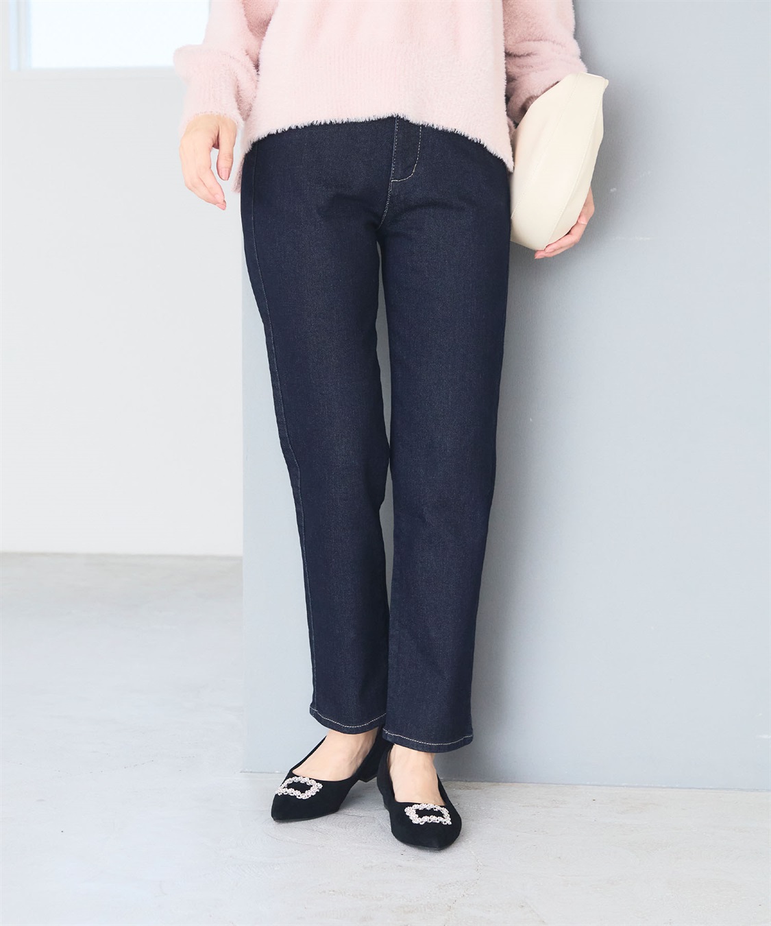 CROSS FUNCTION 《ストレッチ》サマ美え ウルトラストレッチストレートデニムパンツ【CF/クロスファンクション】_sub_9