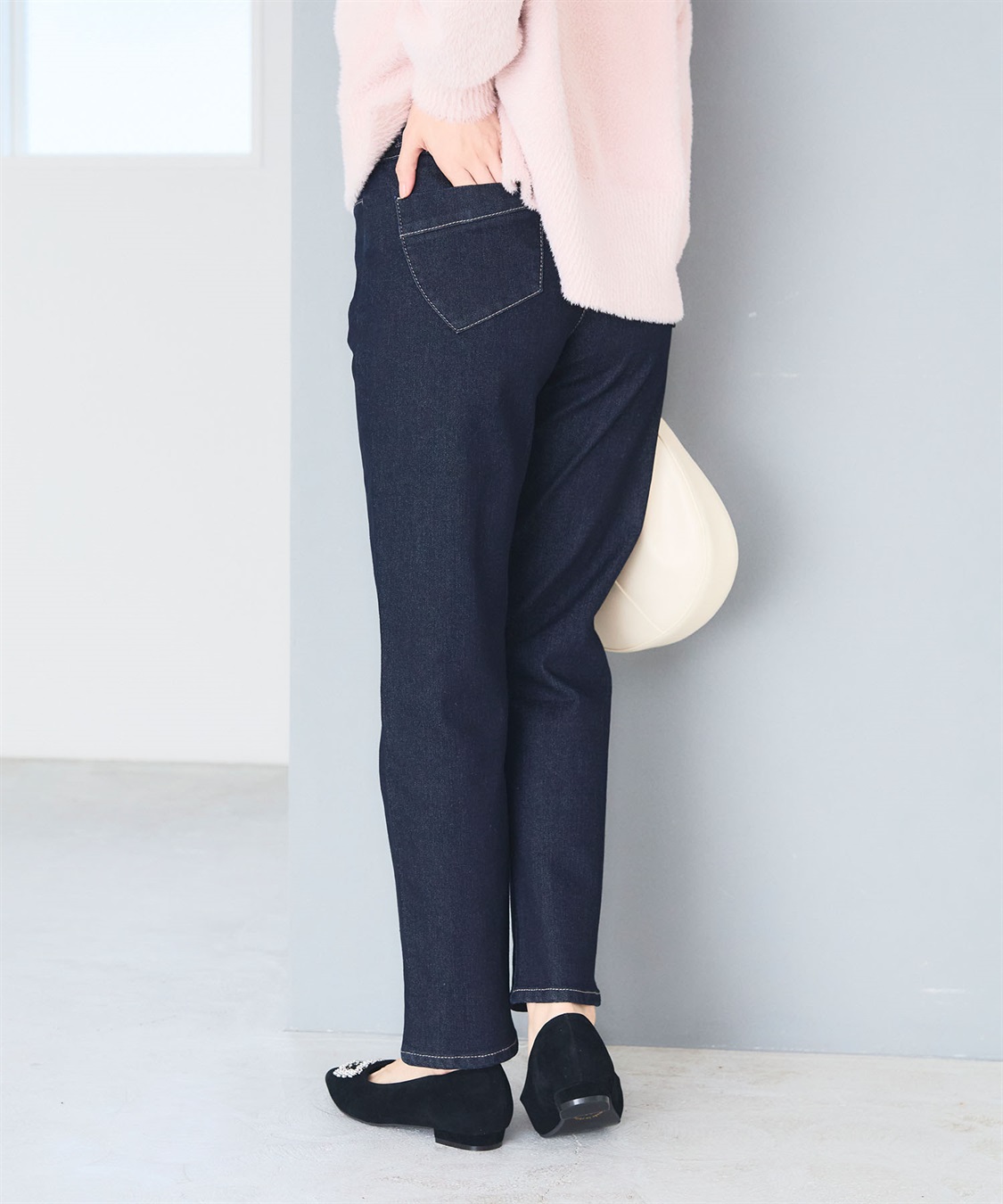 CROSS FUNCTION 《ストレッチ》サマ美え ウルトラストレッチストレートデニムパンツ【CF/クロスファンクション】_sub_11