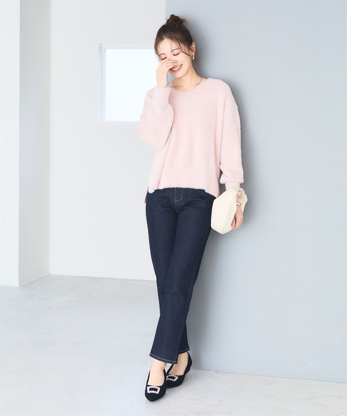 CROSS FUNCTION 《ストレッチ》サマ美え ウルトラストレッチストレートデニムパンツ【CF/クロスファンクション】_sub_12