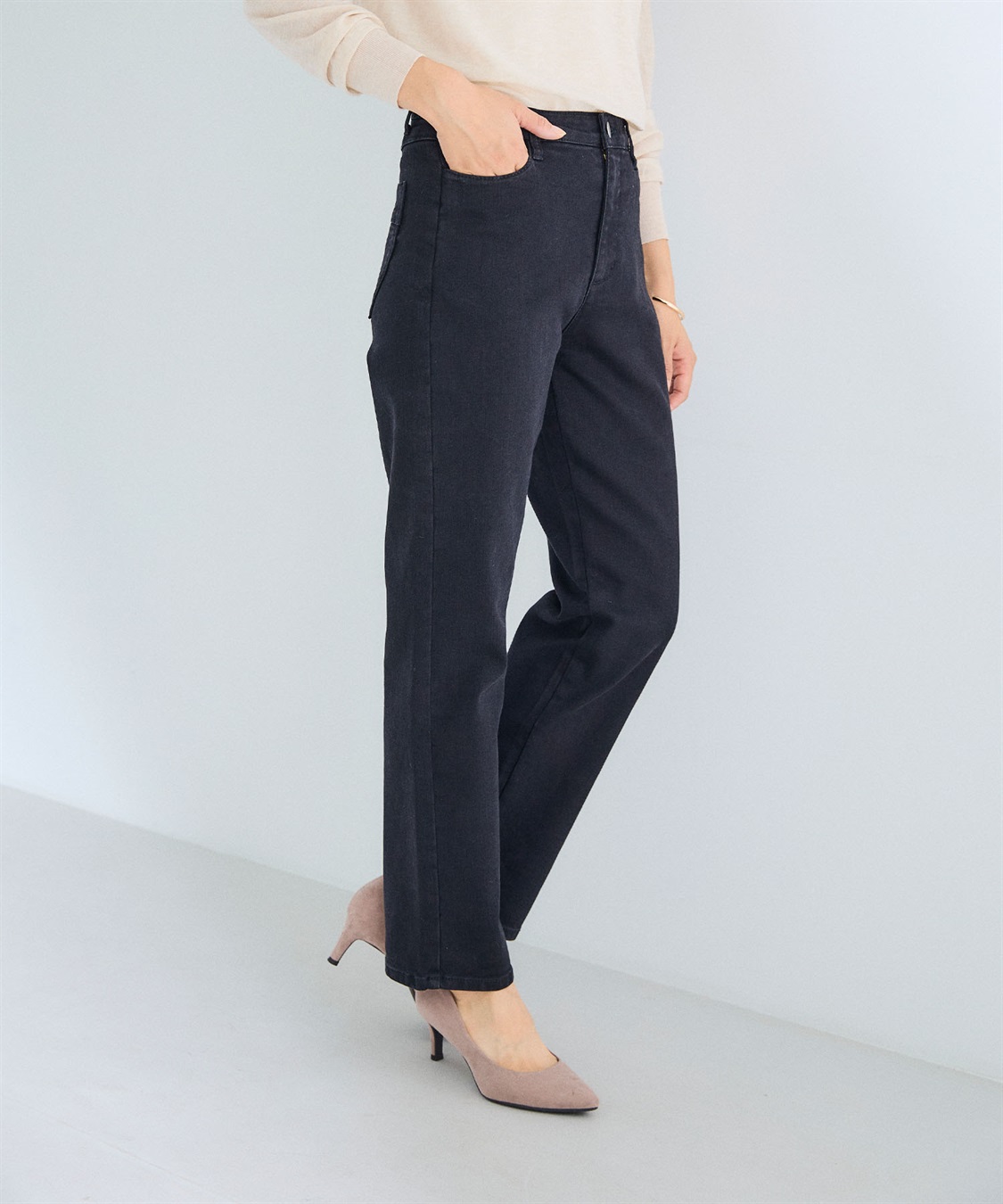 CROSS FUNCTION 《ストレッチ》サマ美え ウルトラストレッチストレートデニムパンツ【CF/クロスファンクション】_sub_18