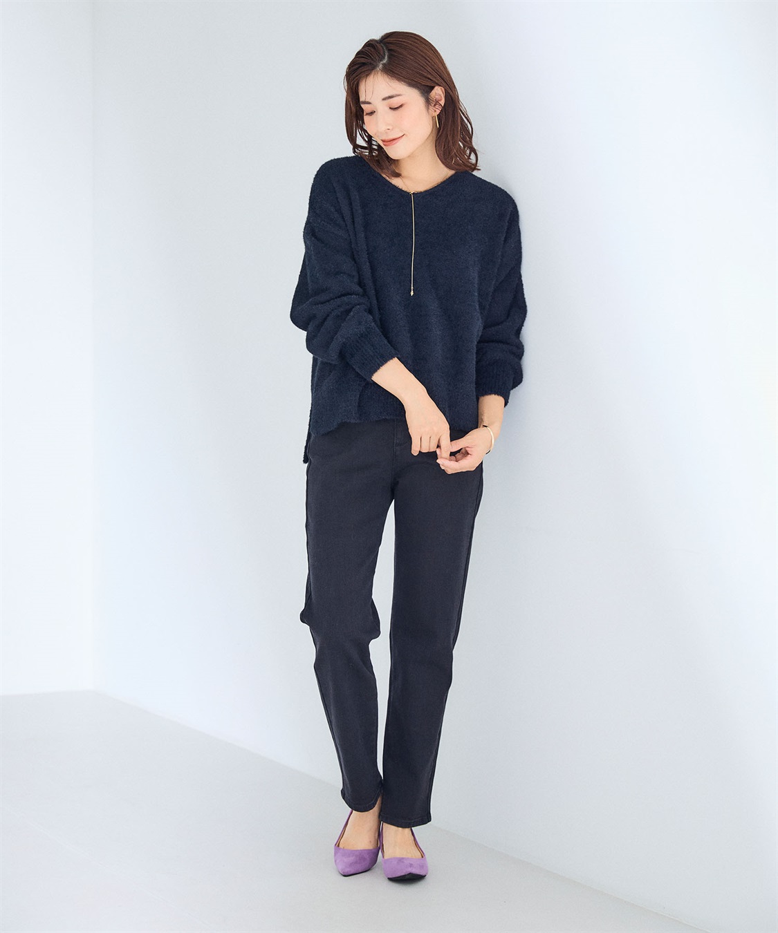 CROSS FUNCTION 《ストレッチ》サマ美え ウルトラストレッチストレートデニムパンツ【CF/クロスファンクション】_sub_20