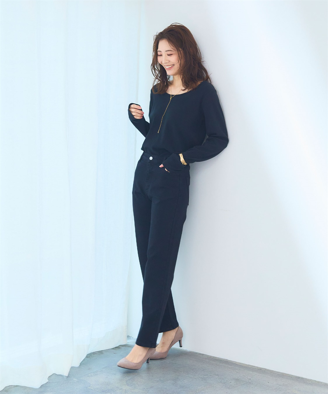 CROSS FUNCTION 《ストレッチ》サマ美え ウルトラストレッチストレートデニムパンツ【CF/クロスファンクション】_sub_23