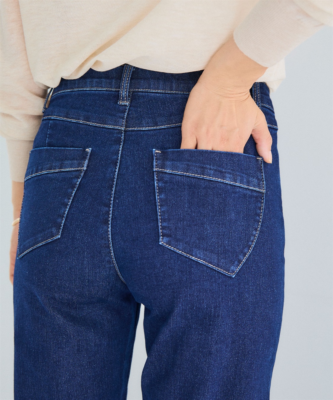 CROSS FUNCTION 《ストレッチ》サマ美え ウルトラストレッチストレートデニムパンツ【CF/クロスファンクション】_sub_26